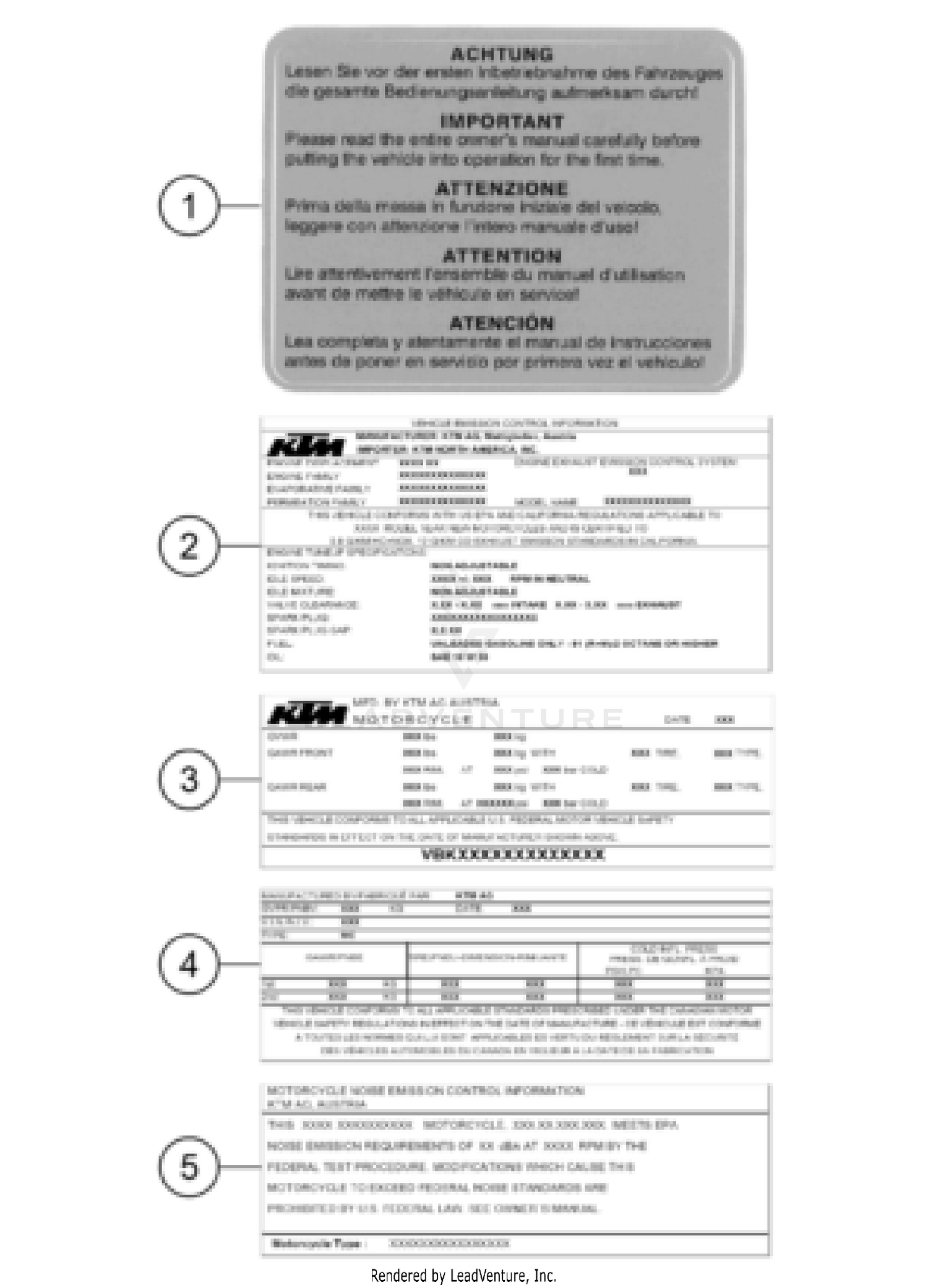 TECHNIC INFORMATION STICKER