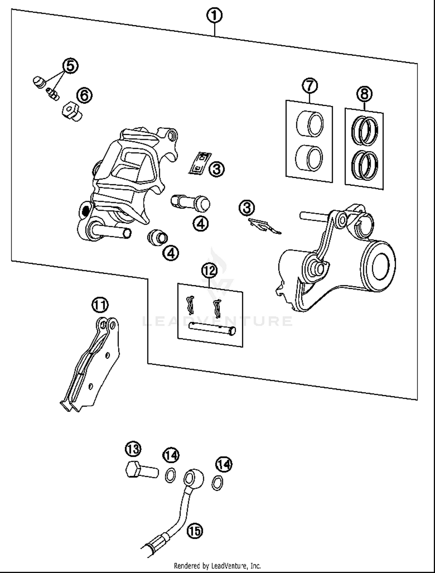 Brake Caliper Rear