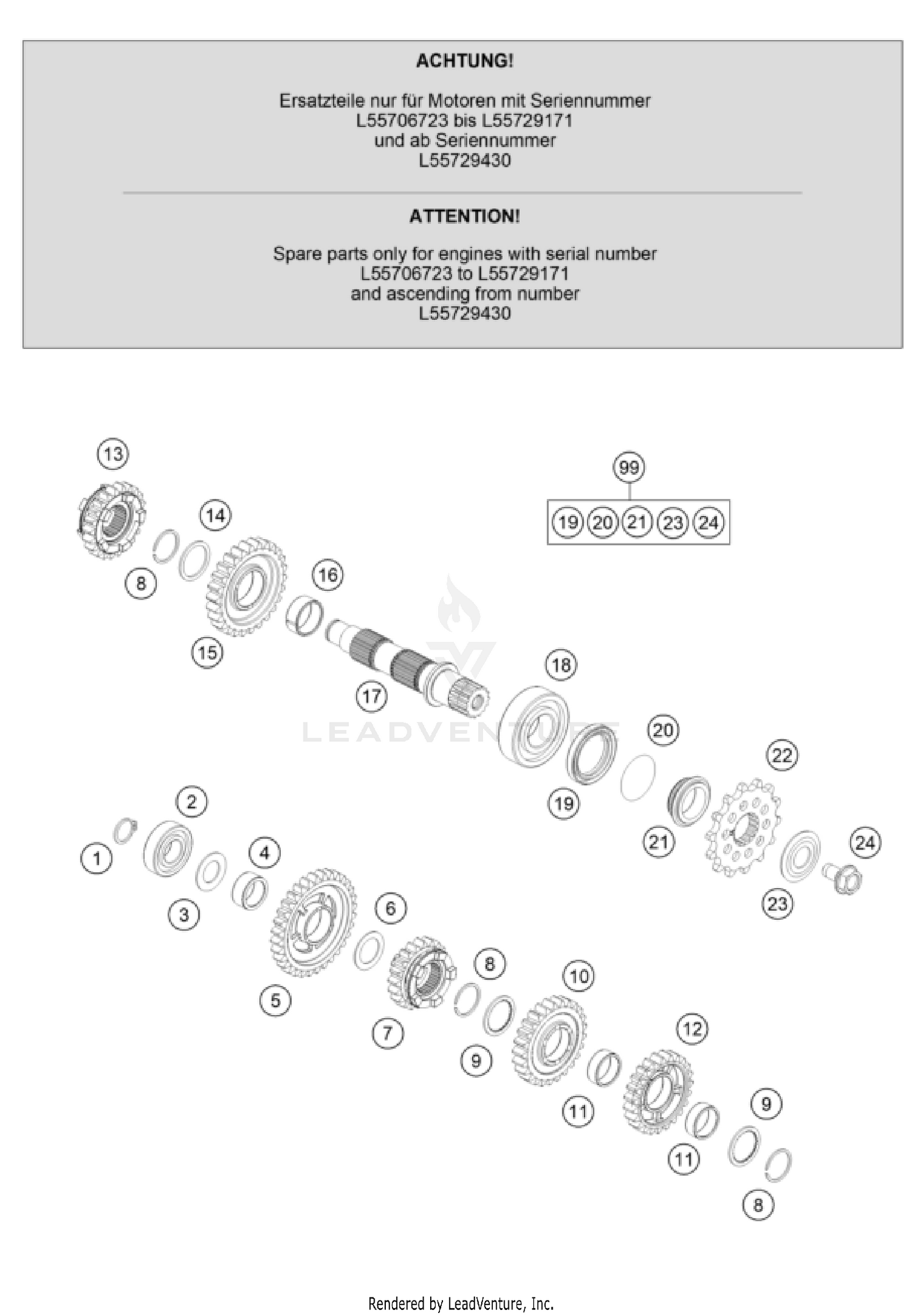 TRANSMISSION II - COUNTERSHAFT 2