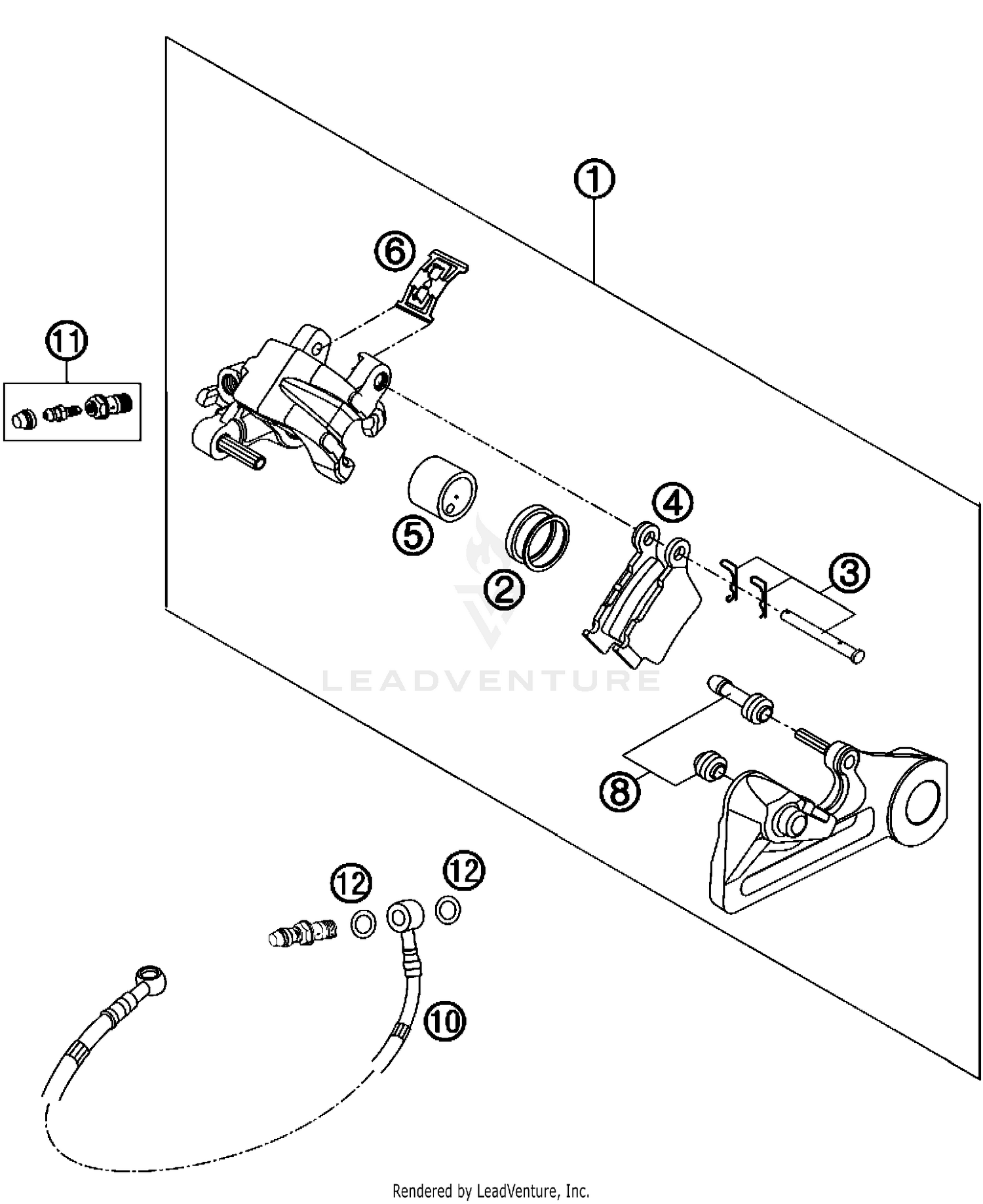 Brake Caliper Rear