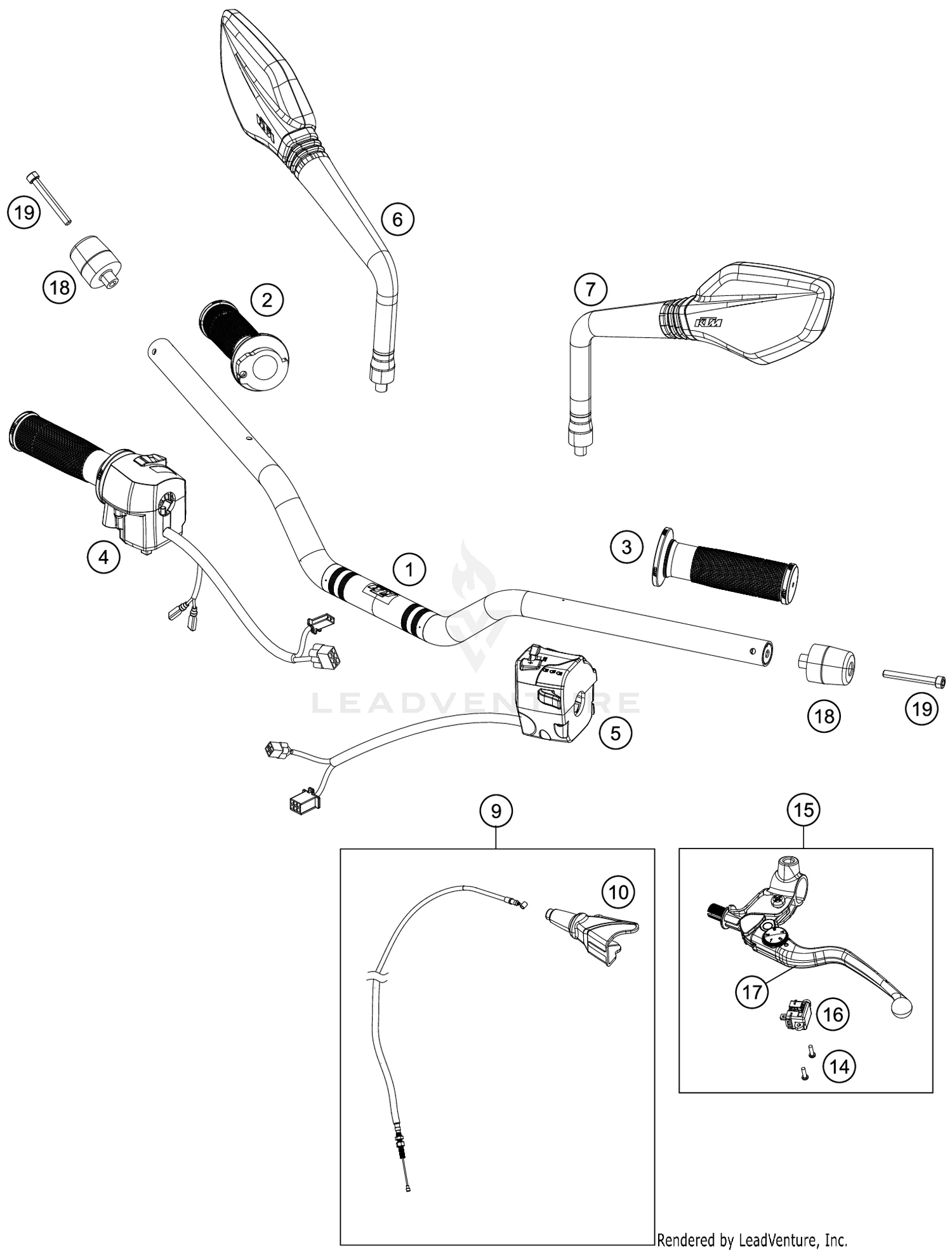 HANDLEBAR, CONTROLS