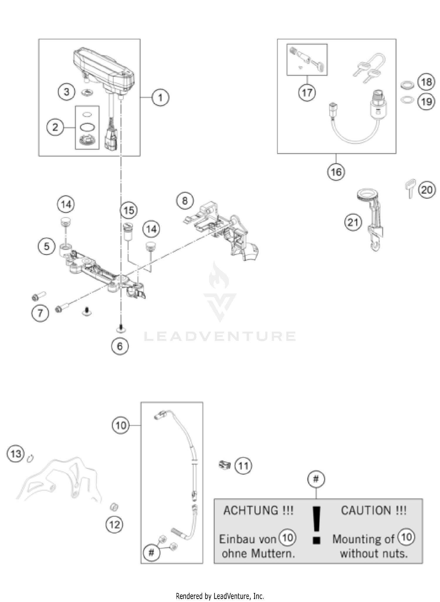 INSTRUMENTS / LOCK SYSTEM