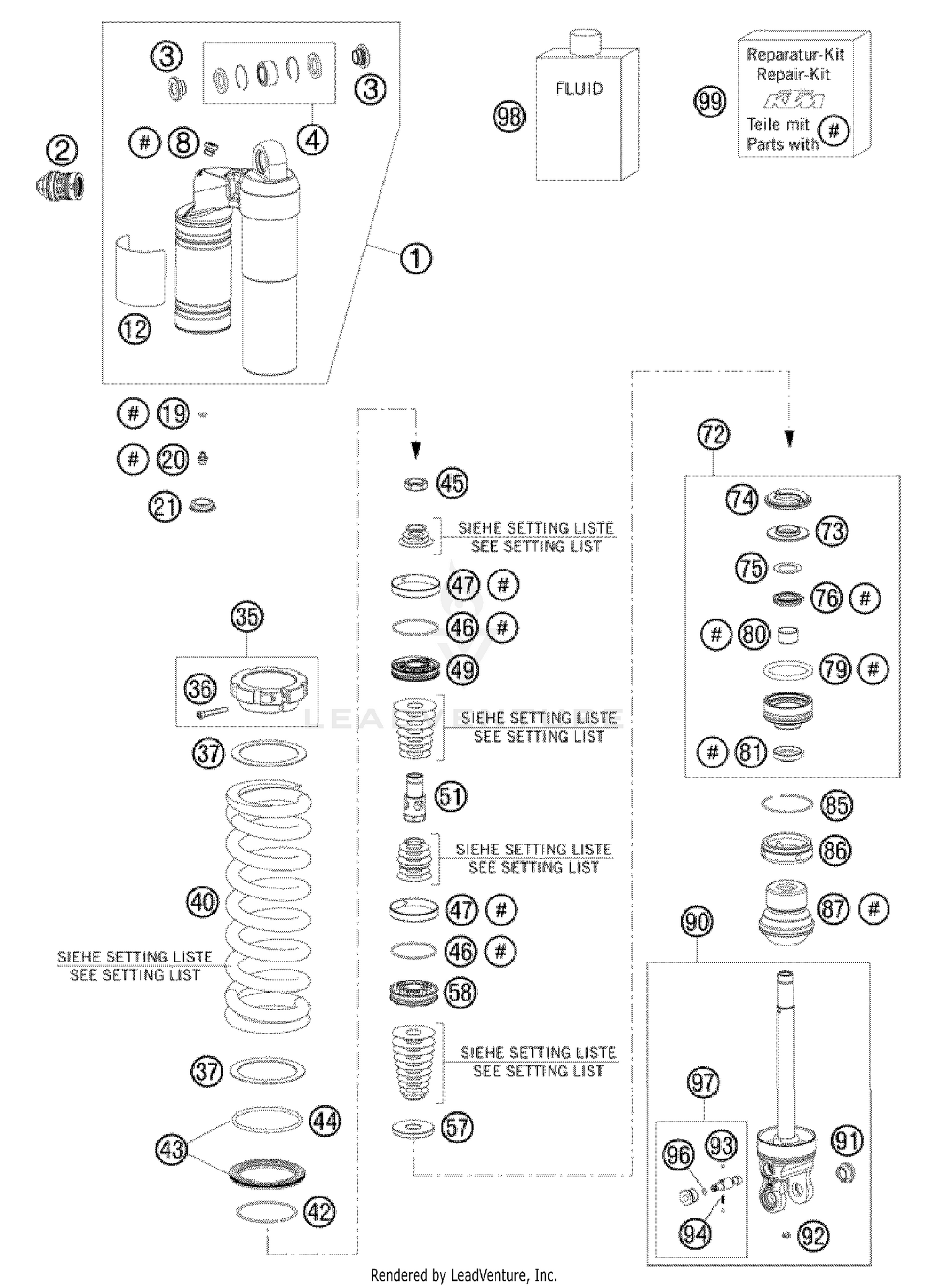Shock Absorber Disassembled