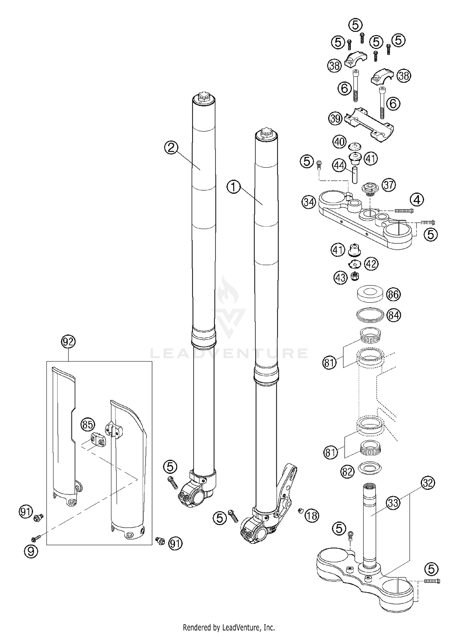 Front Fork WP USD 48