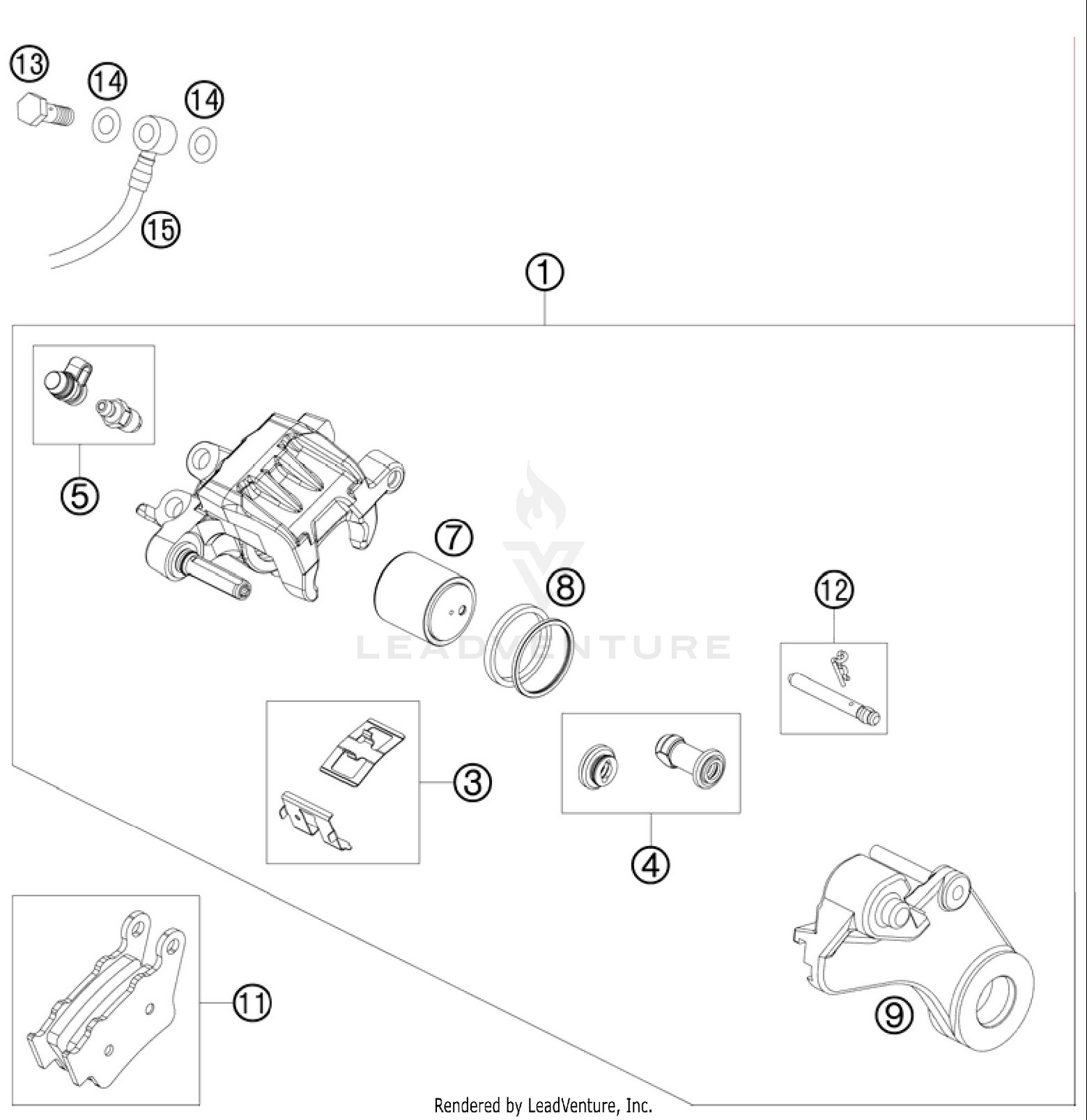 Brake Caliper Rear