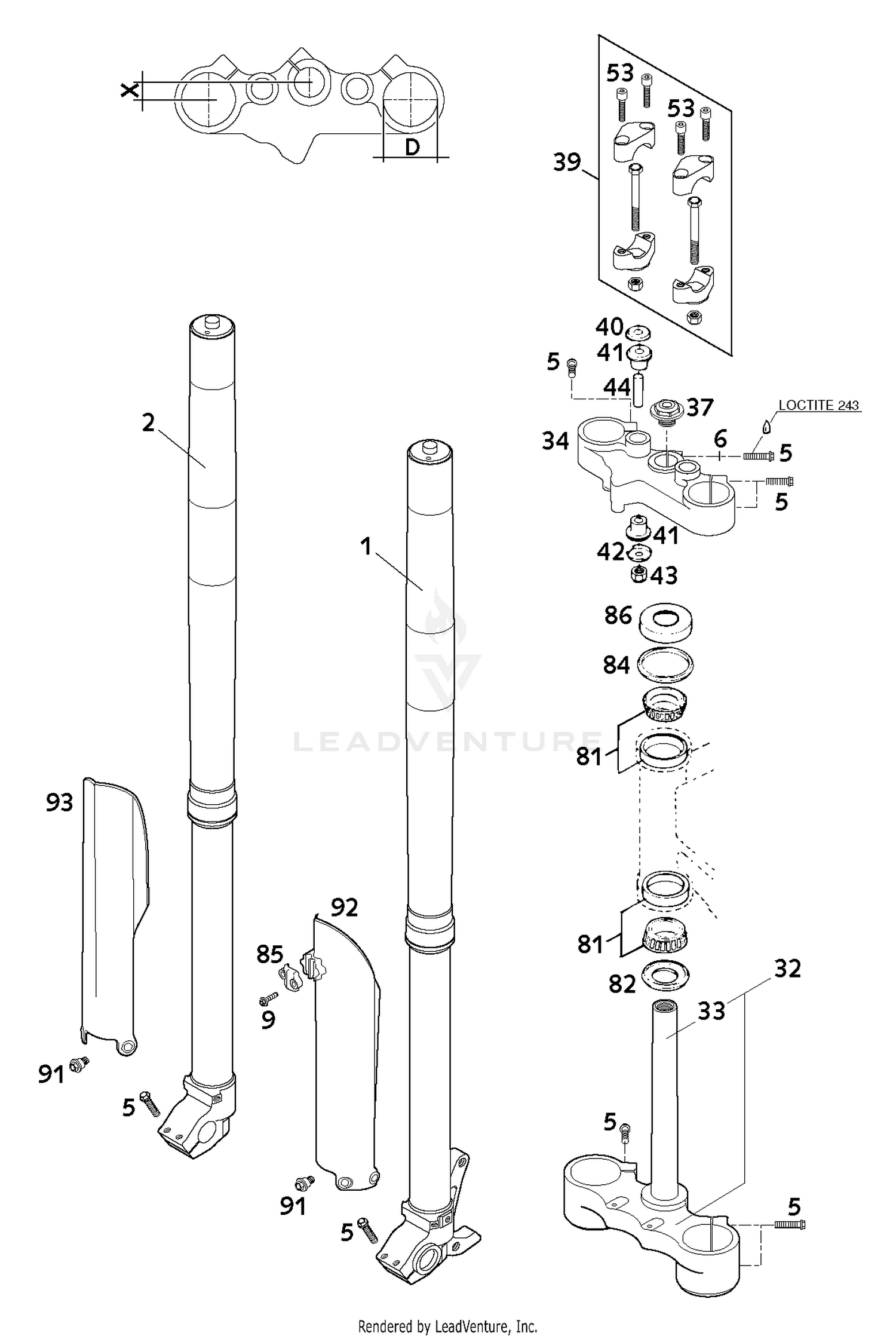 Front Fork WP USD 43