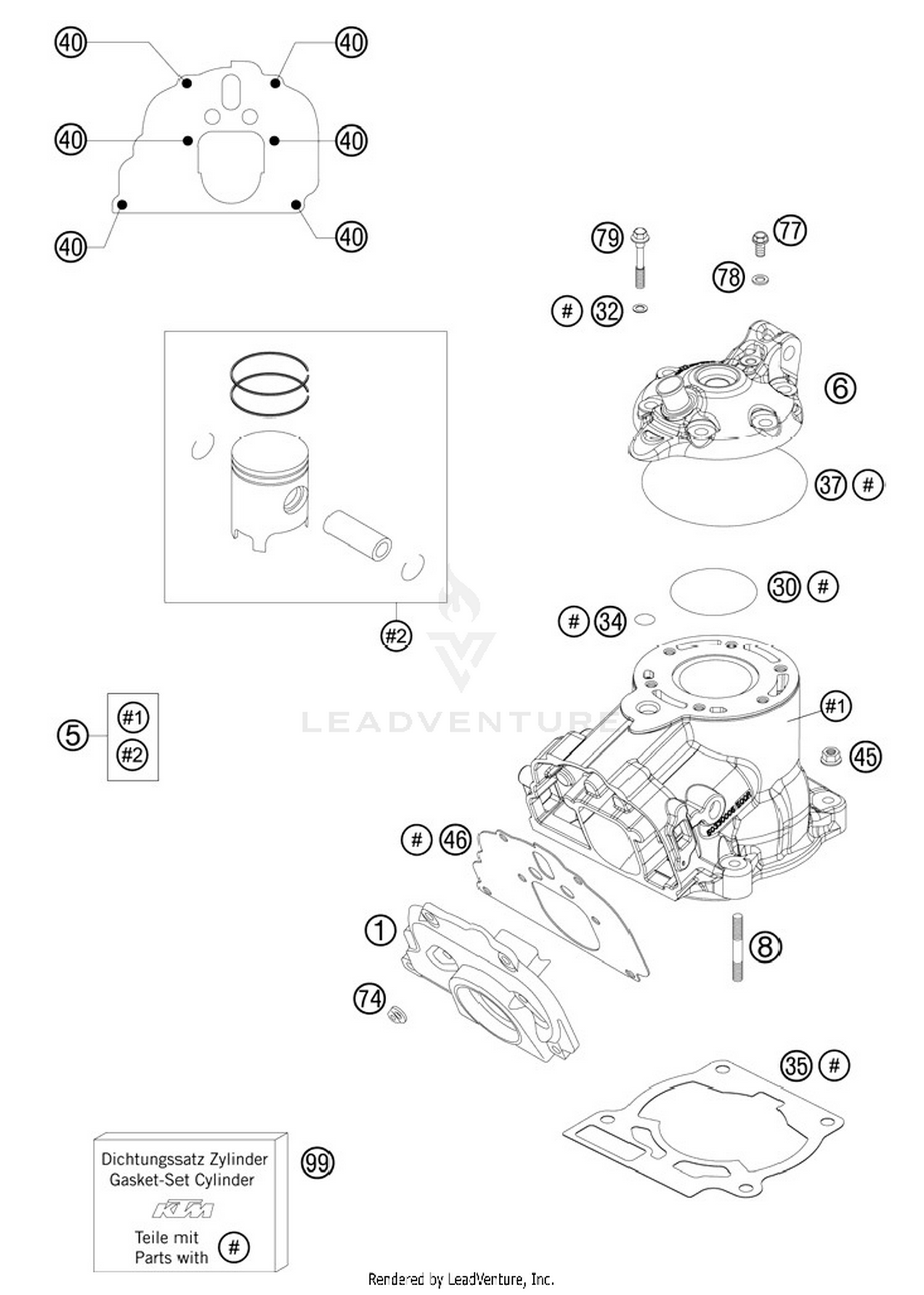 Cylinder, Cylinder Head