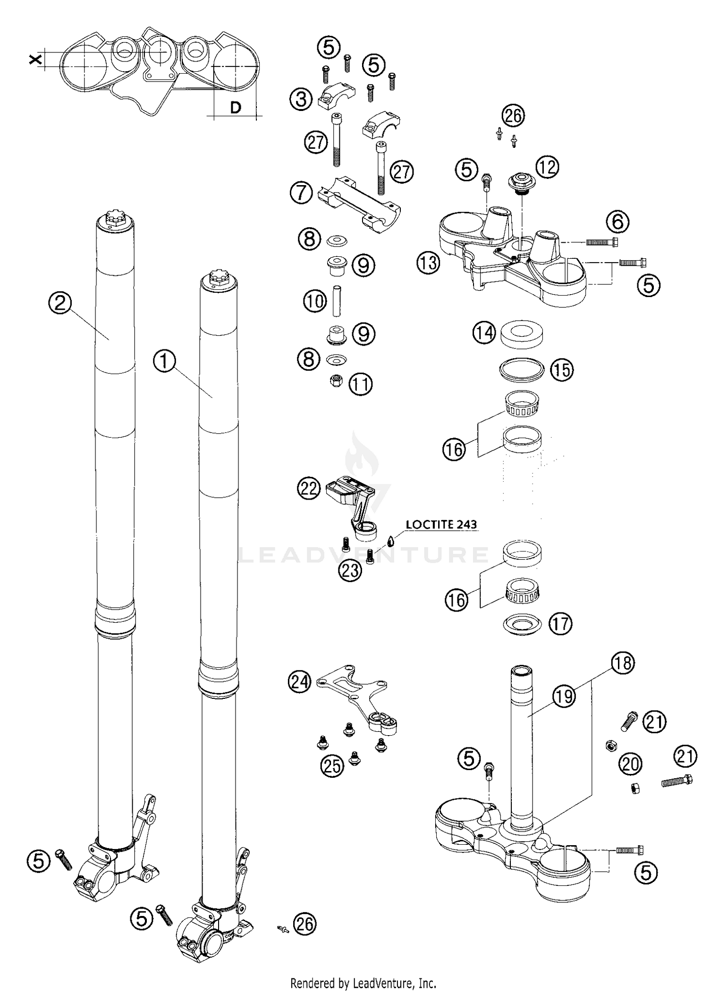 Front Fork WP USD 48