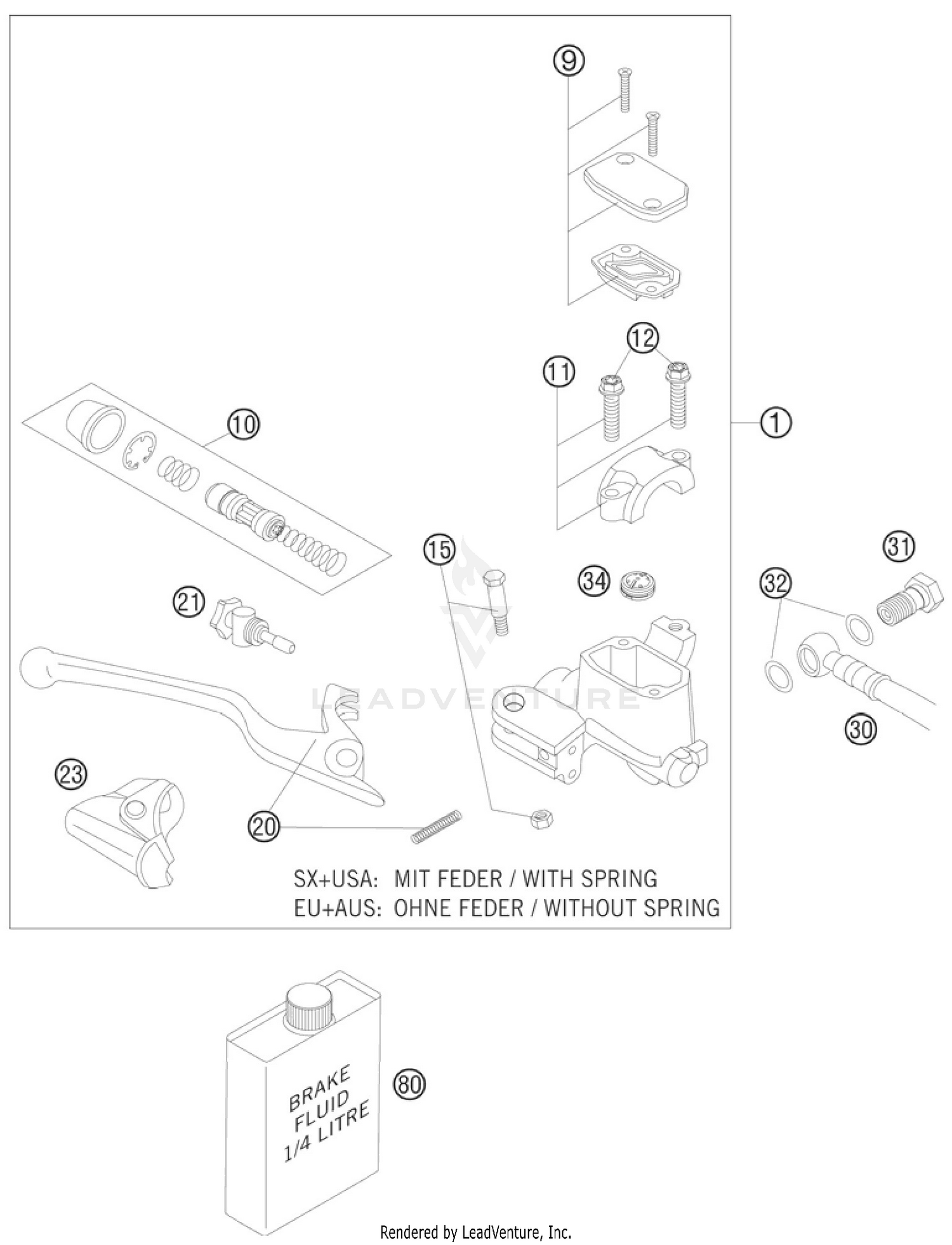 Hand Brake Cylinder
