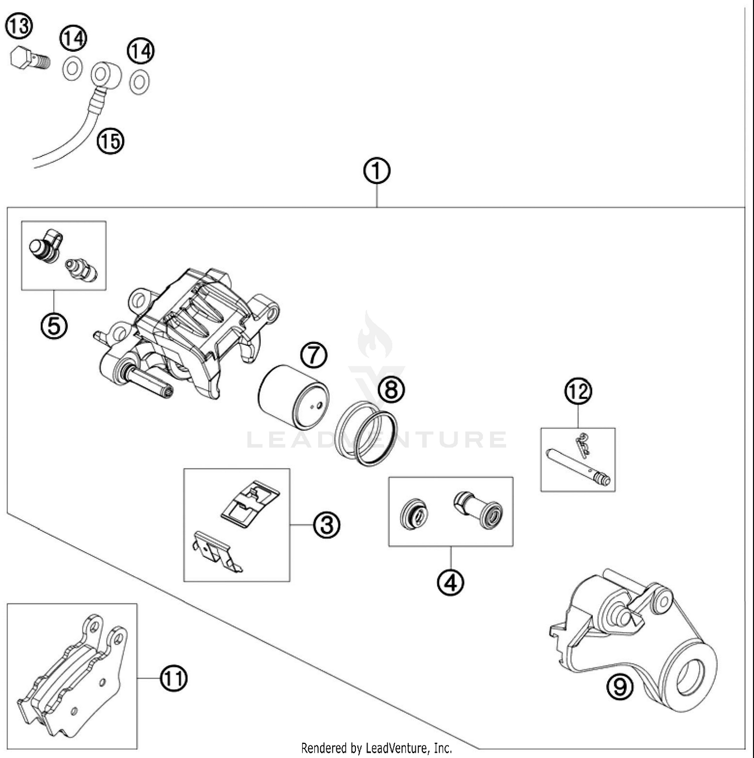 Brake Caliper Rear