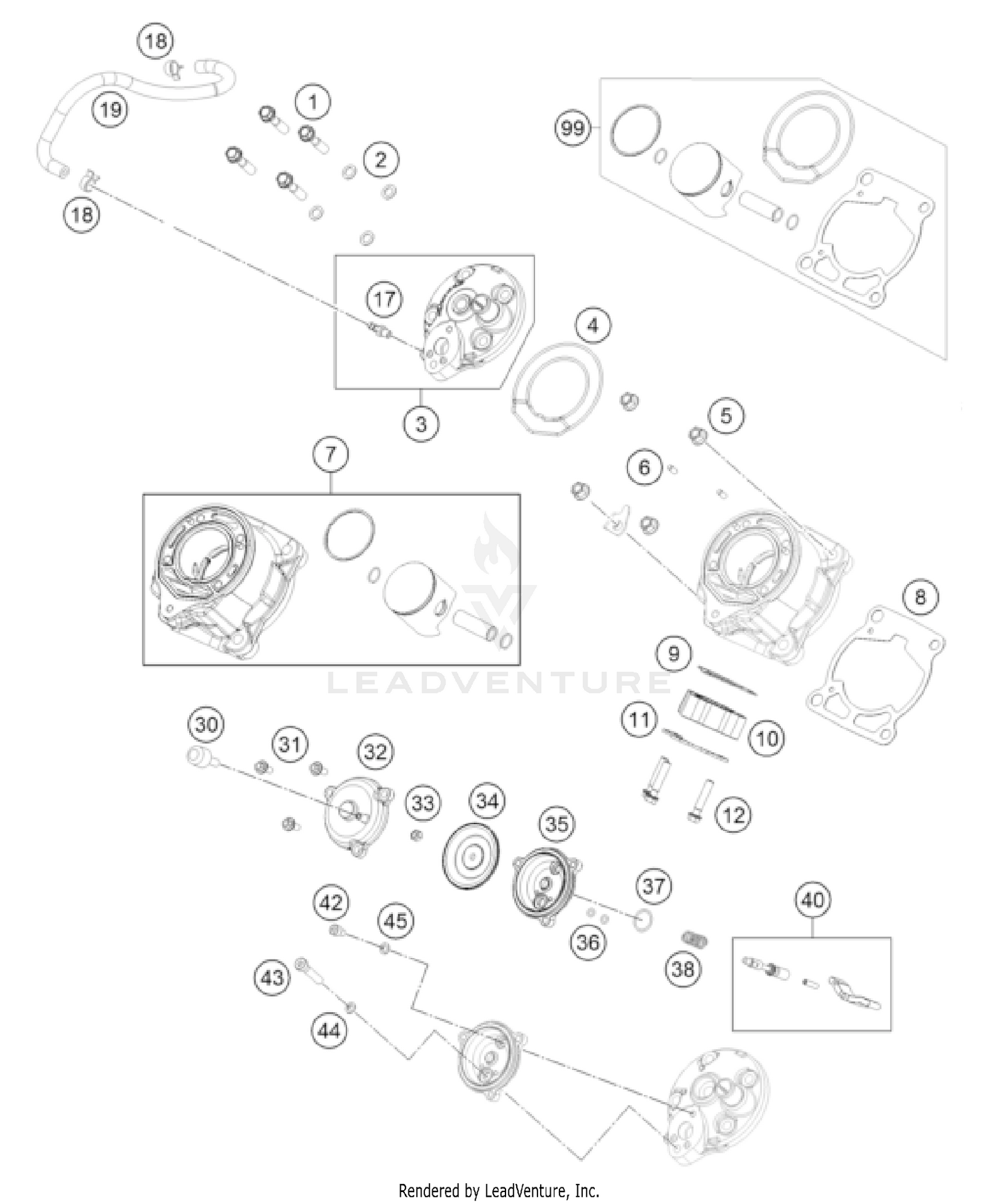 CYLINDER, CYLINDER HEAD