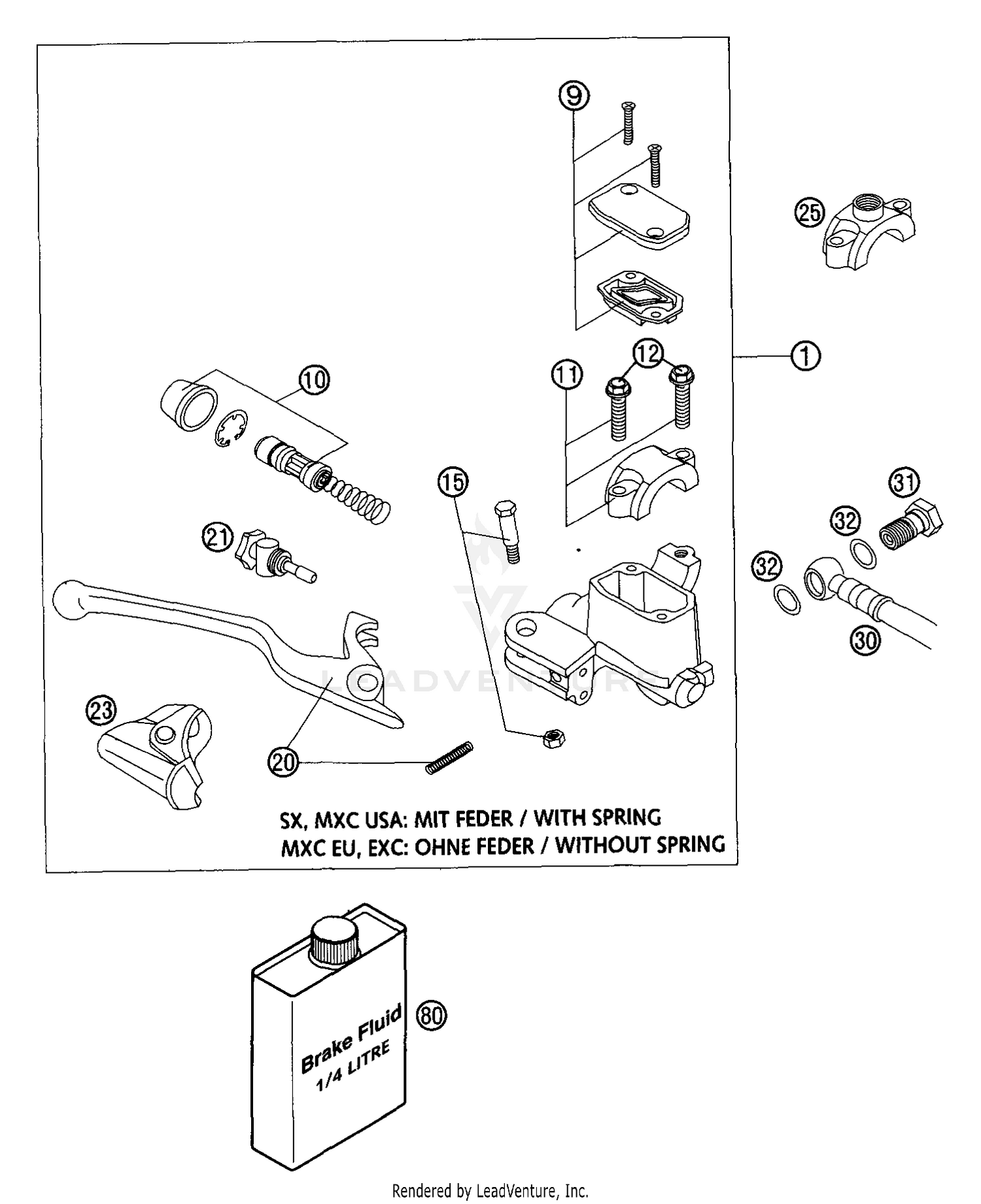 Hand Brake Cylinder
