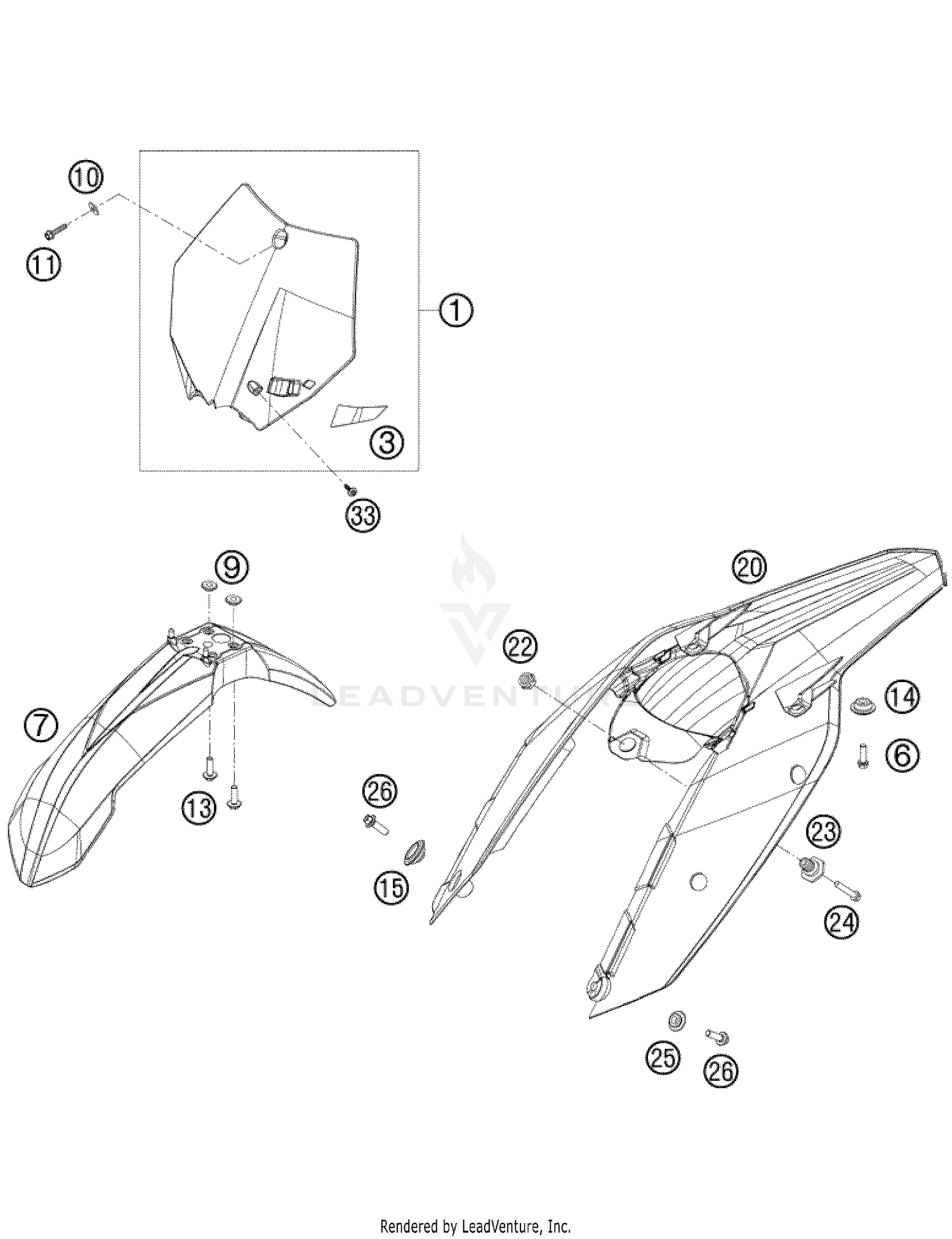 Mask, Fenders