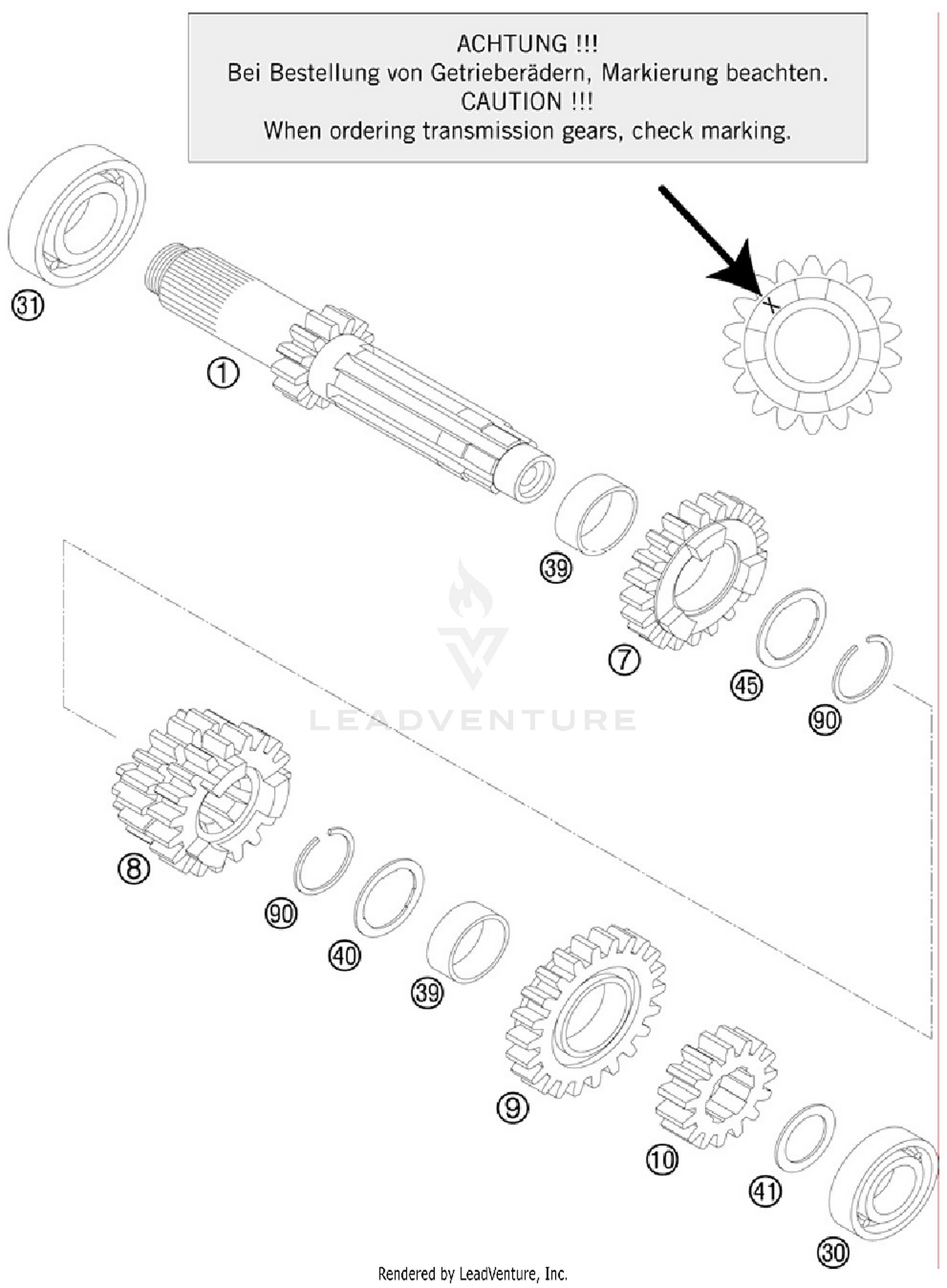 Transmission I - Main Shaft