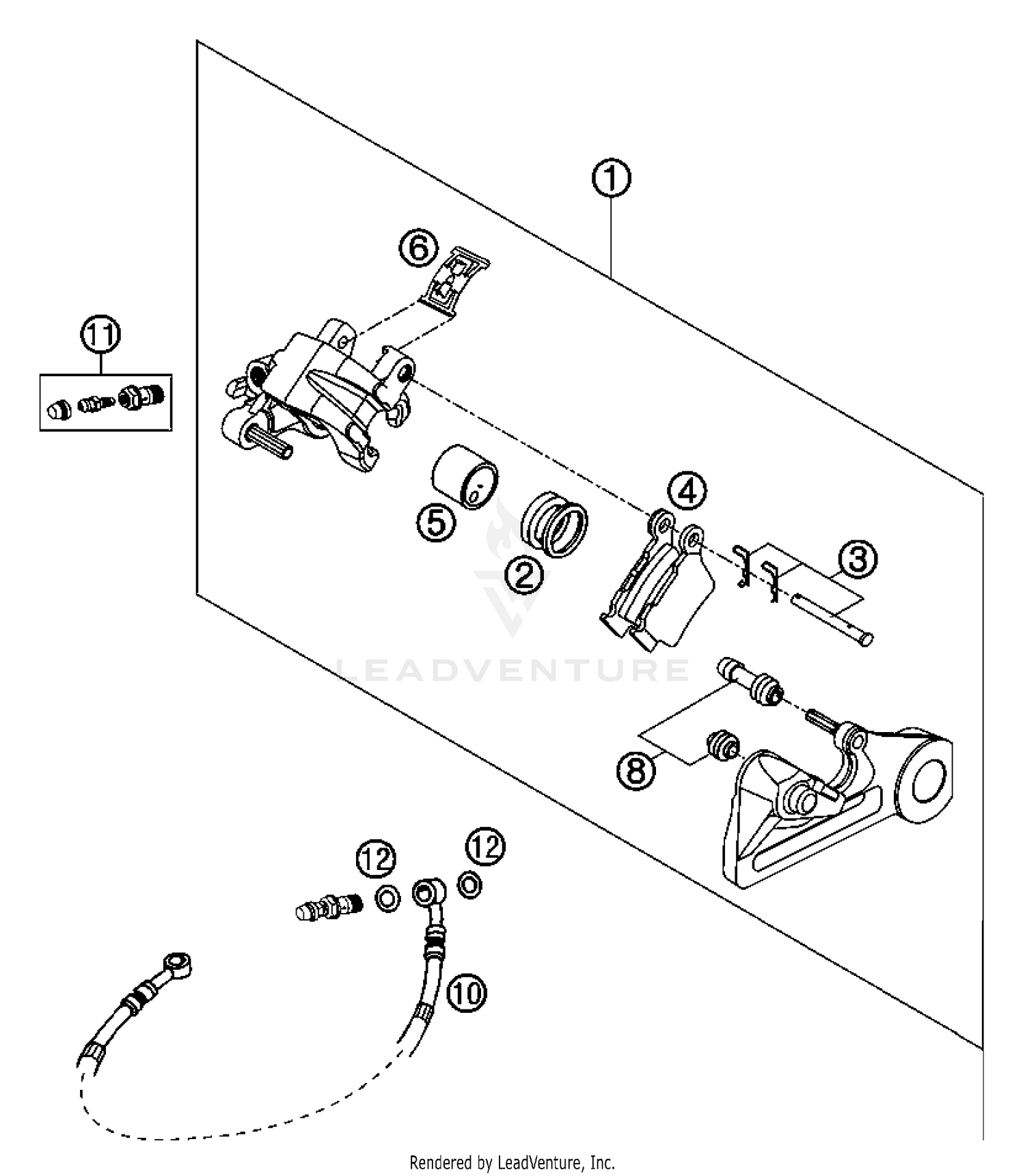 Rear Brake Caliper