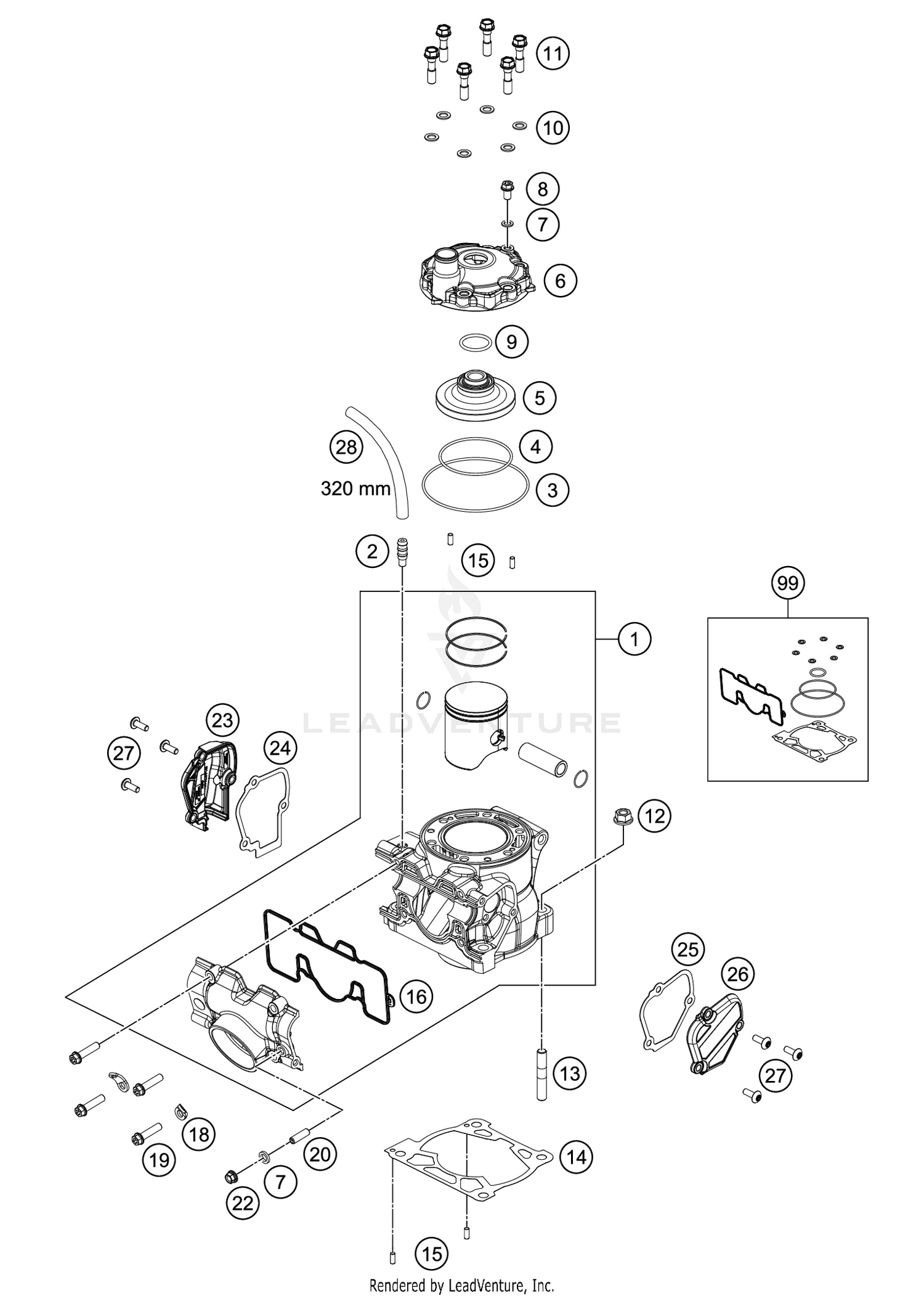 CYLINDER, CYLINDER HEAD