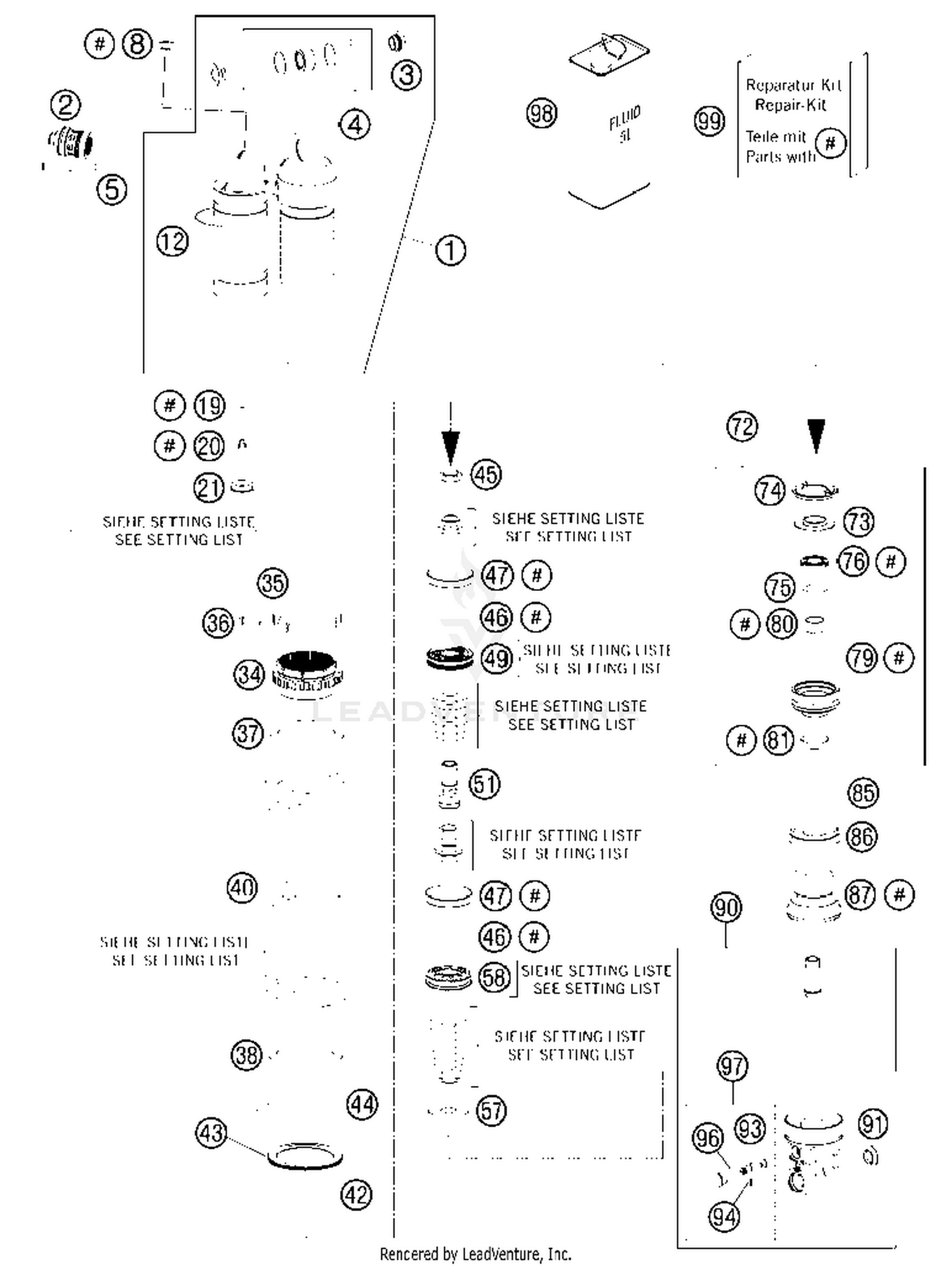 Shock Absorber Disassembled
