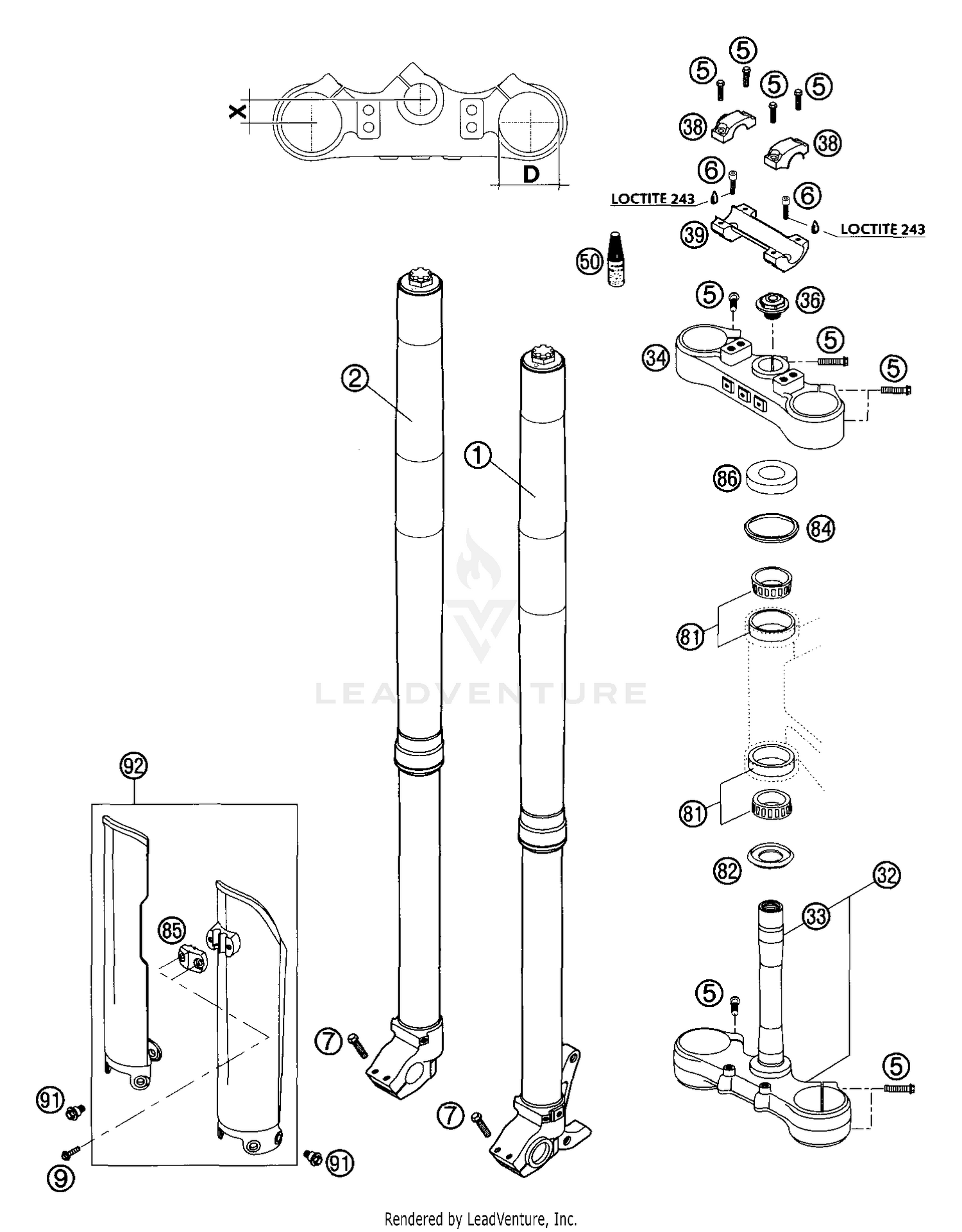 Front Fork WP USD 43