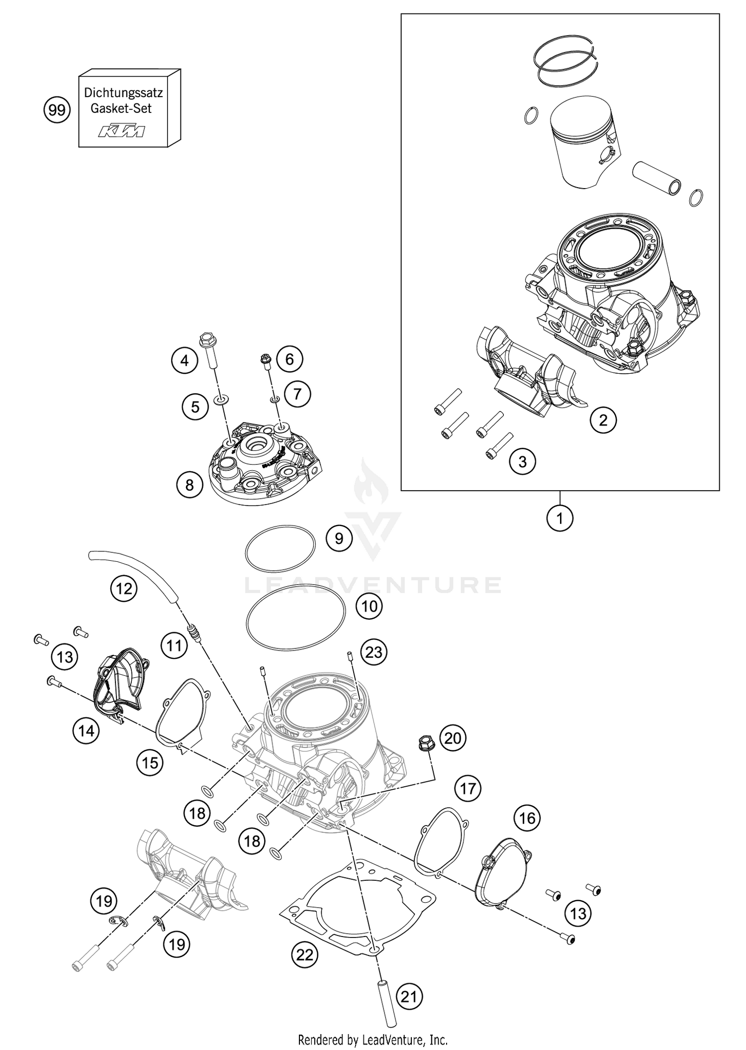 CYLINDER, CYLINDER HEAD