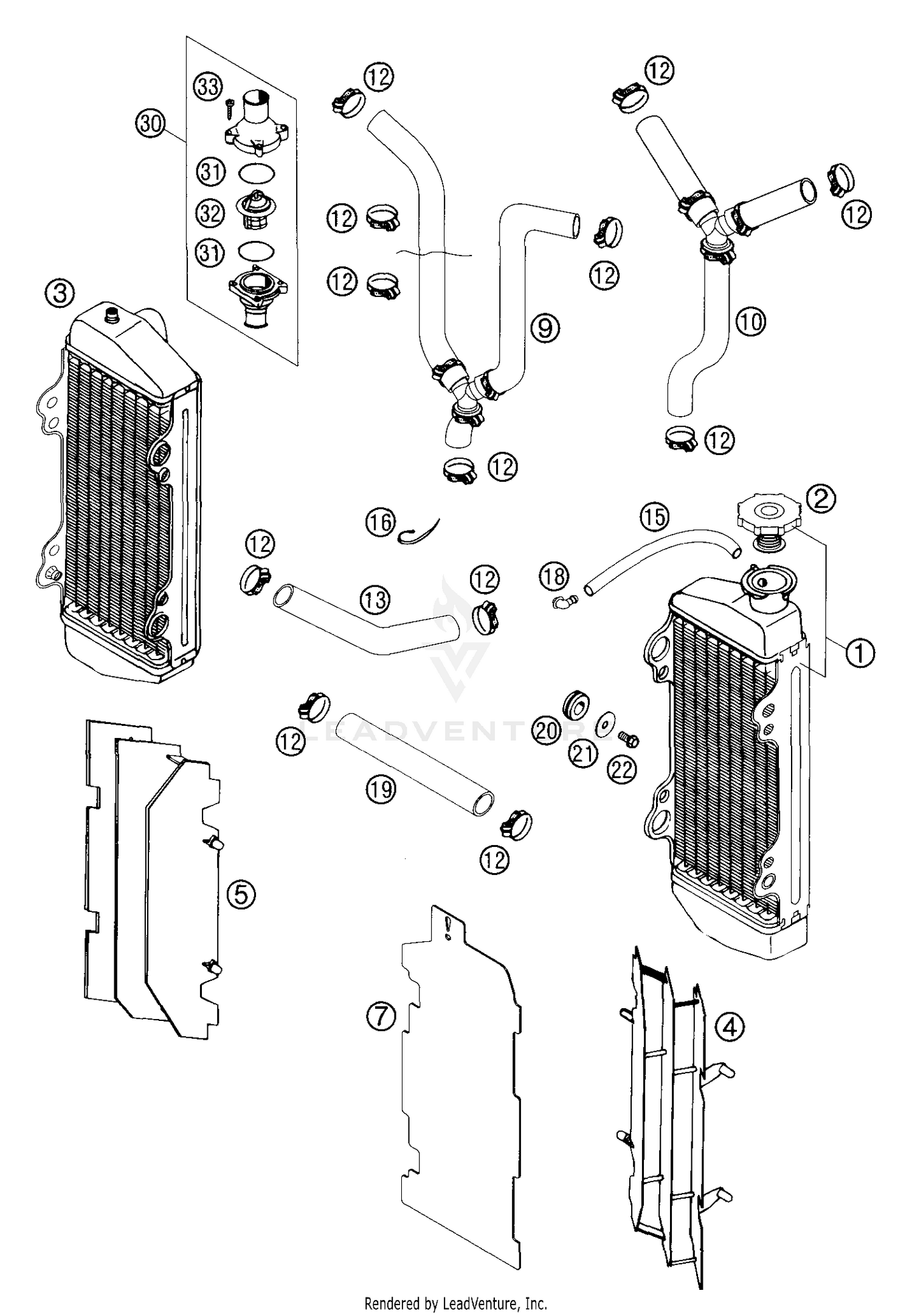 Cooling System (USA/AUS)