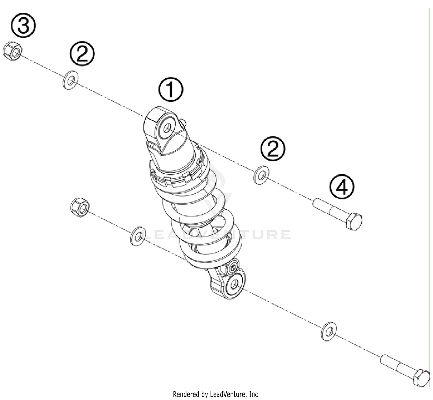 Shock Absorber Disassembled