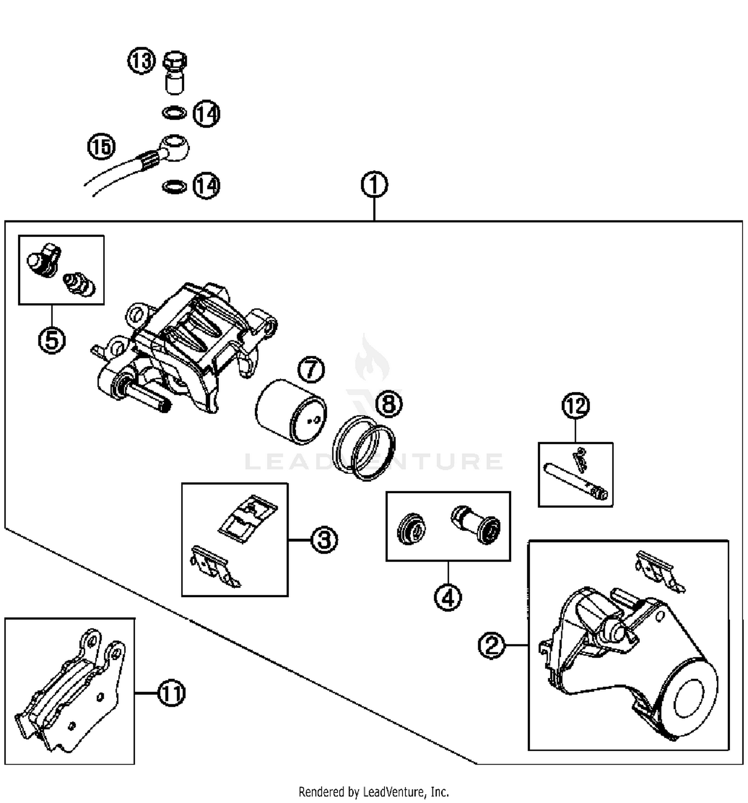 Brake Caliper Rear