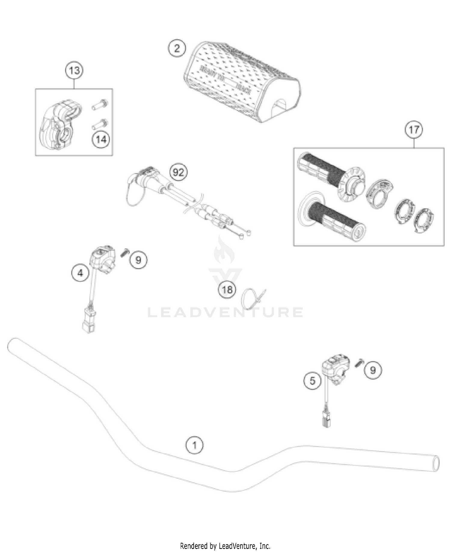 HANDLEBAR, CONTROLS