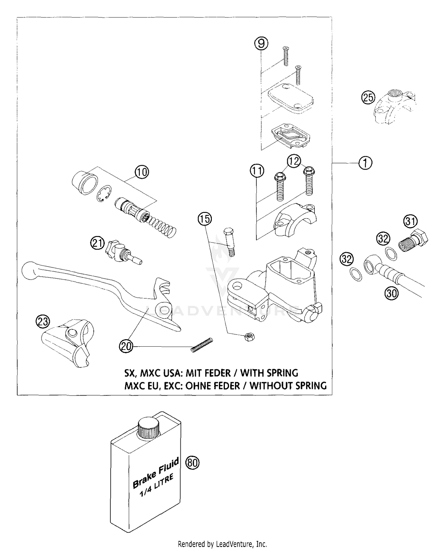 Hand Brake Cylinder