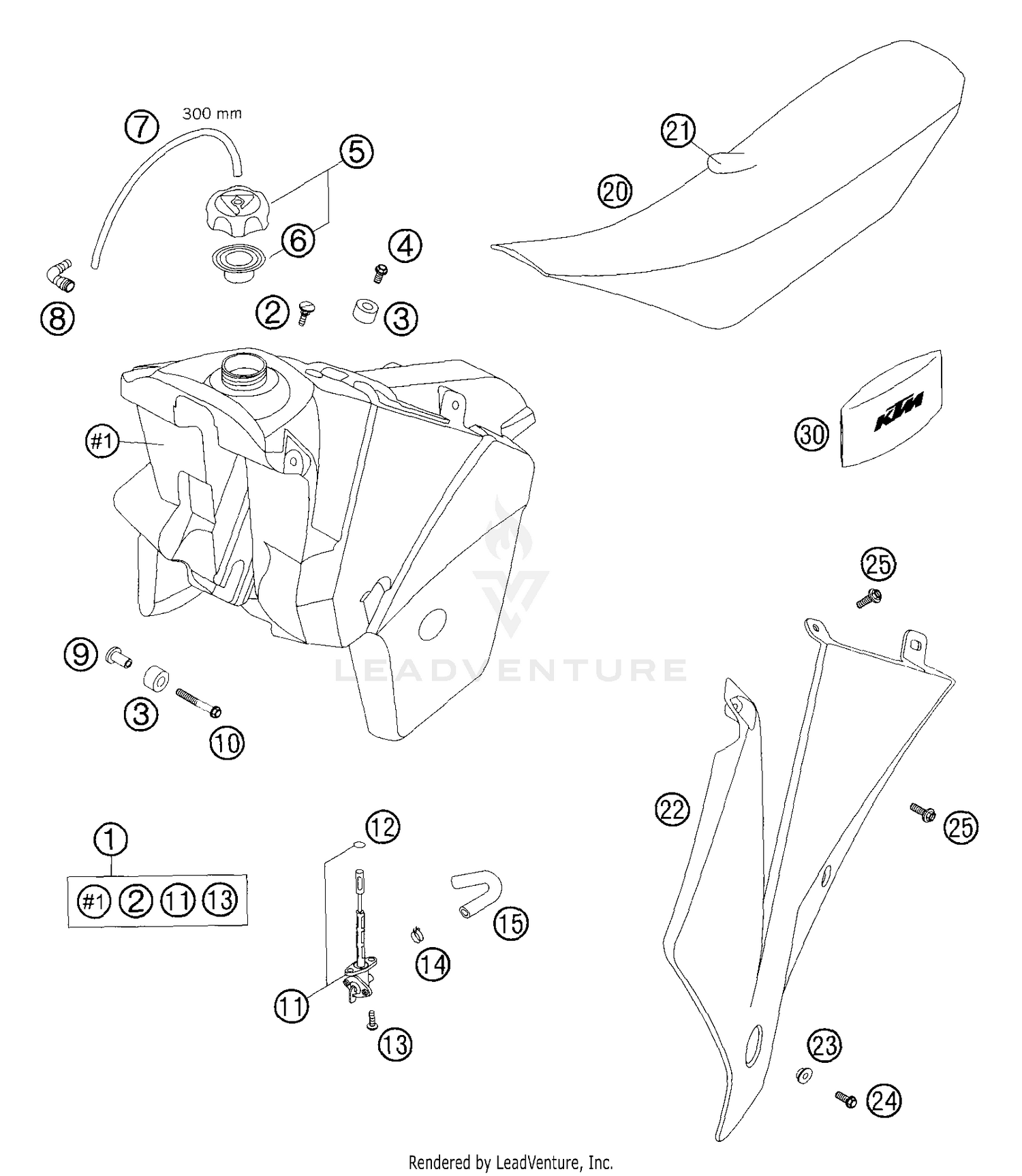 Tank, Seat & Cover