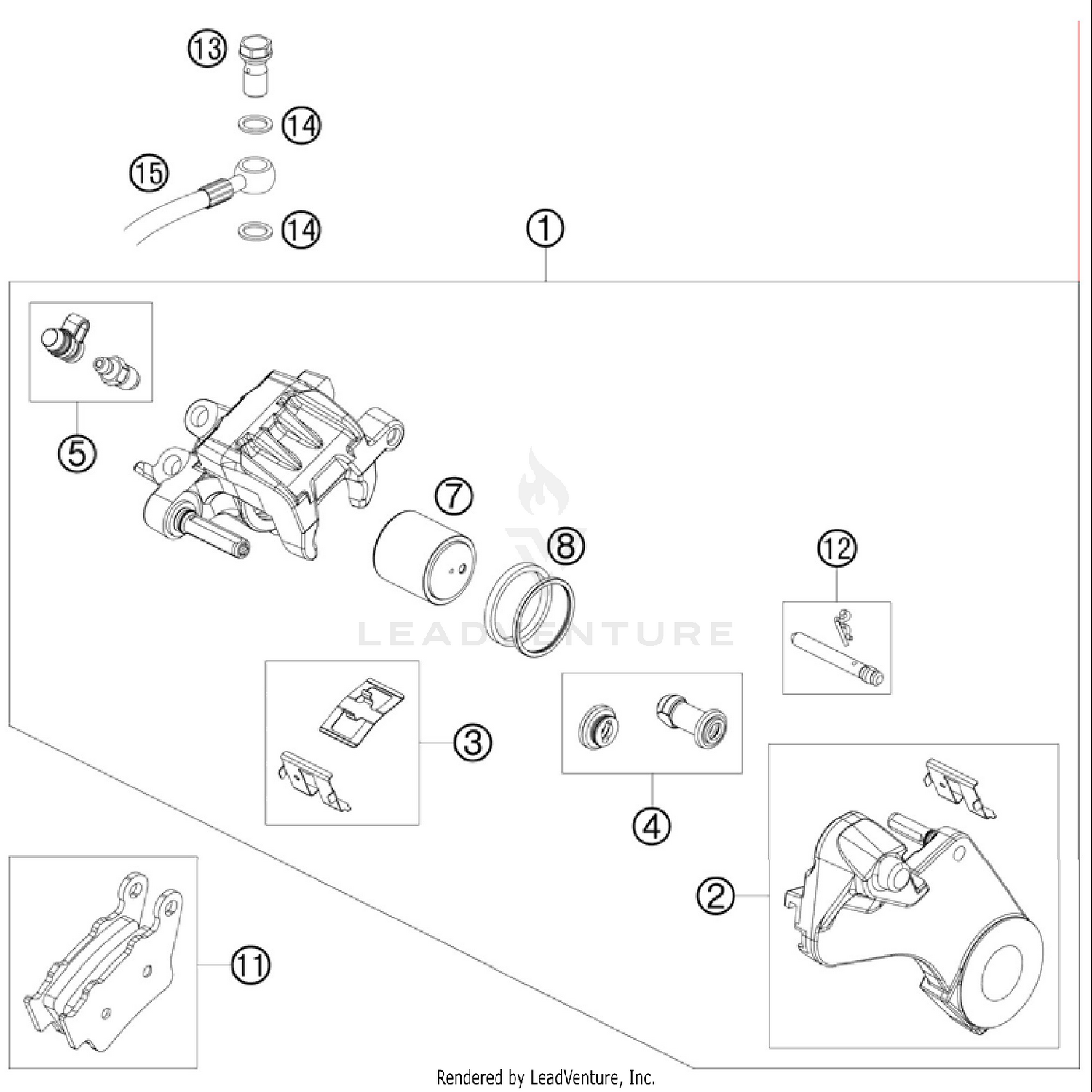 Brake Caliper Rear