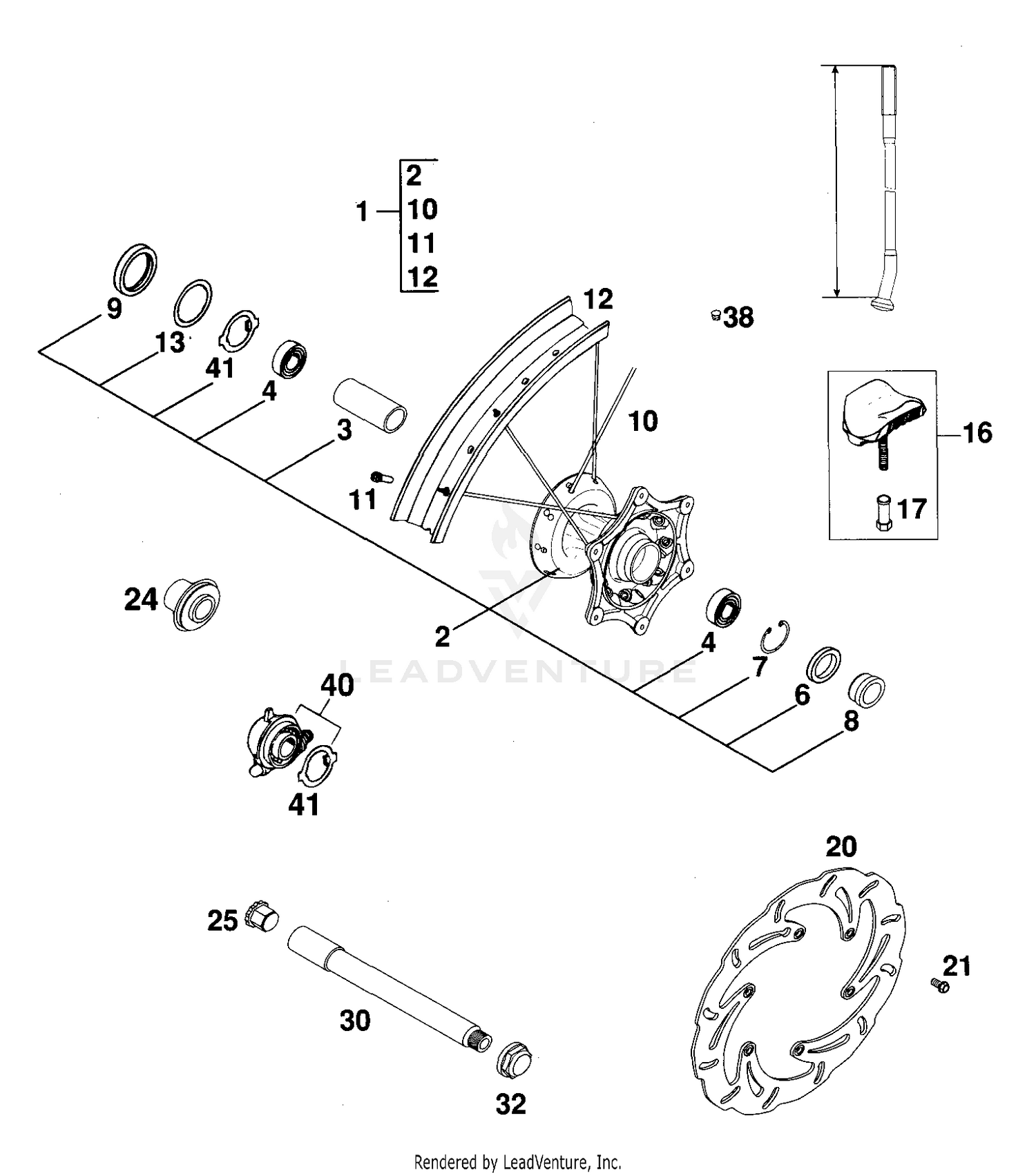 Front Wheel MXC, EXC
