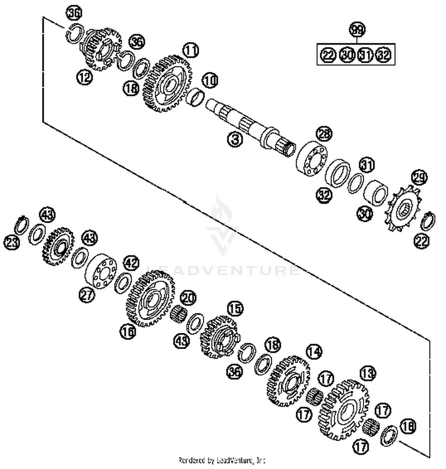 Transmission II - Countershaft