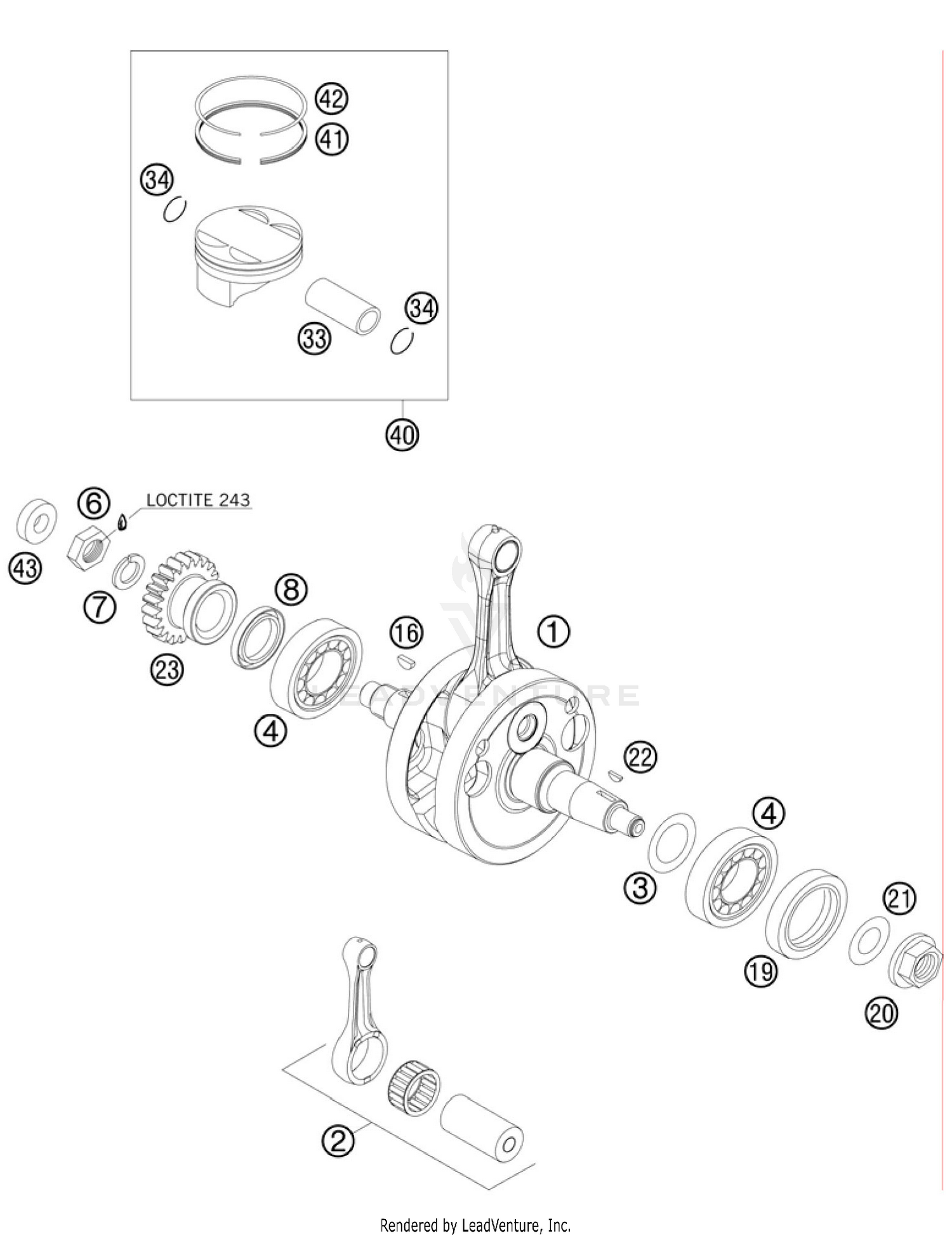 Crankshaft, Piston