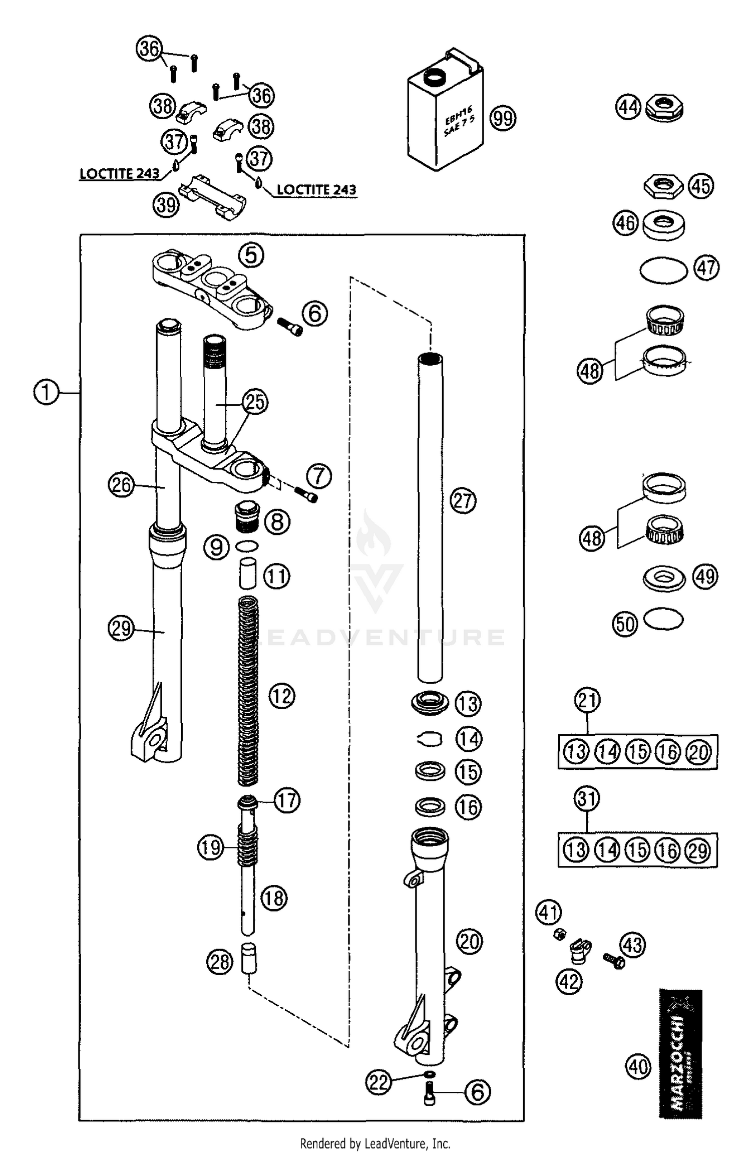 Front Fork Marzocchi