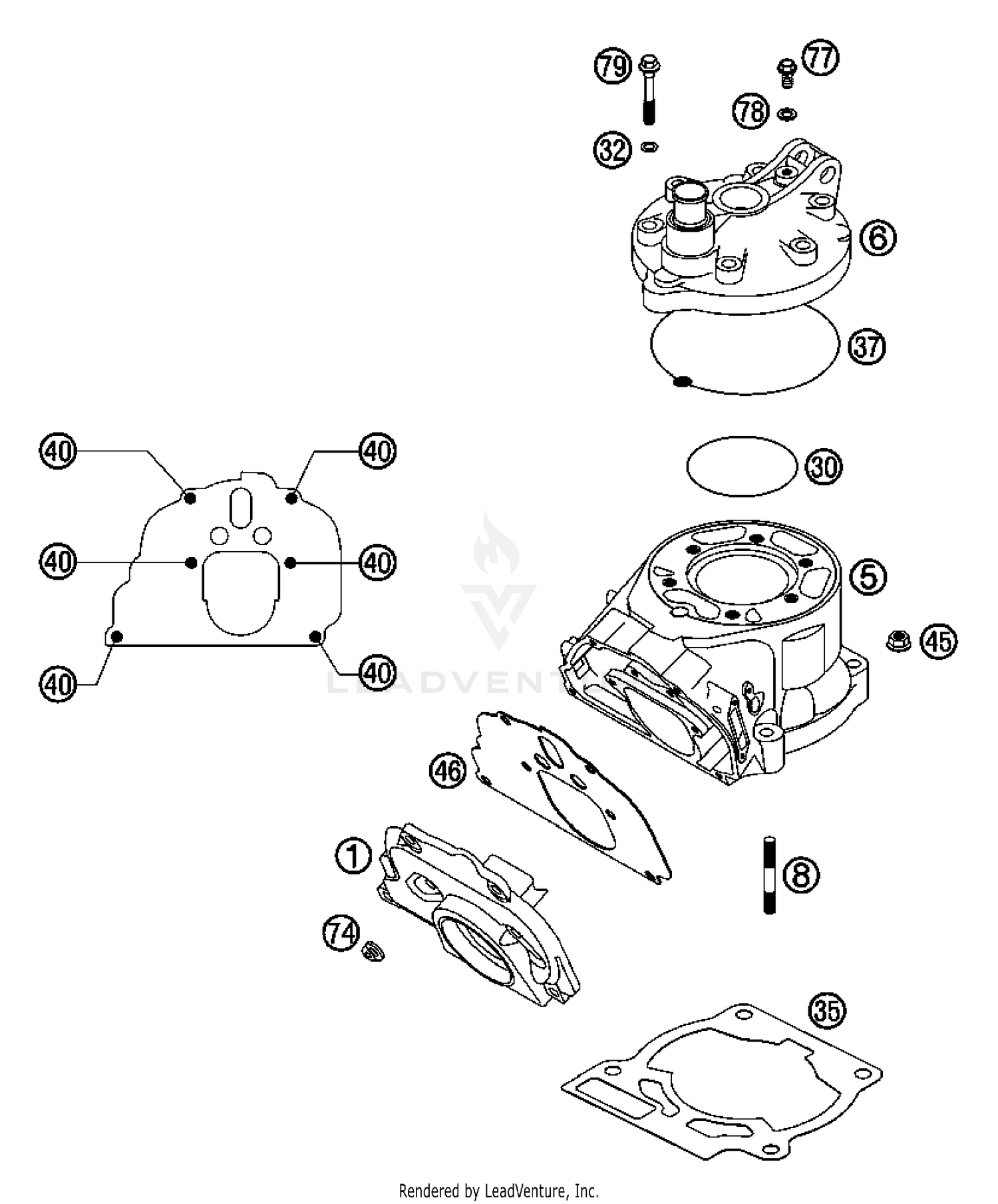 Cylinder, Cylinderhead