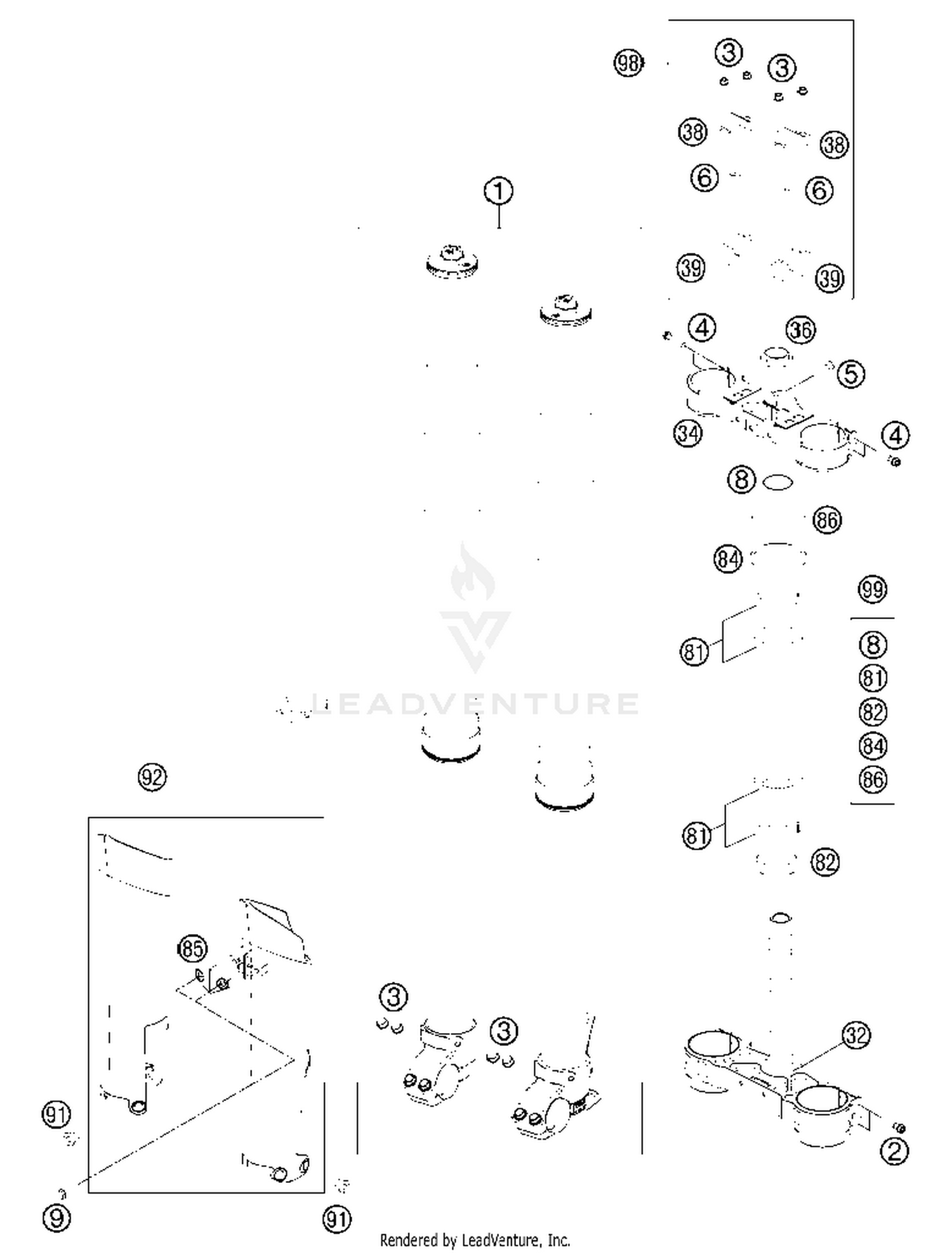 Front Fork, Triple Clamp