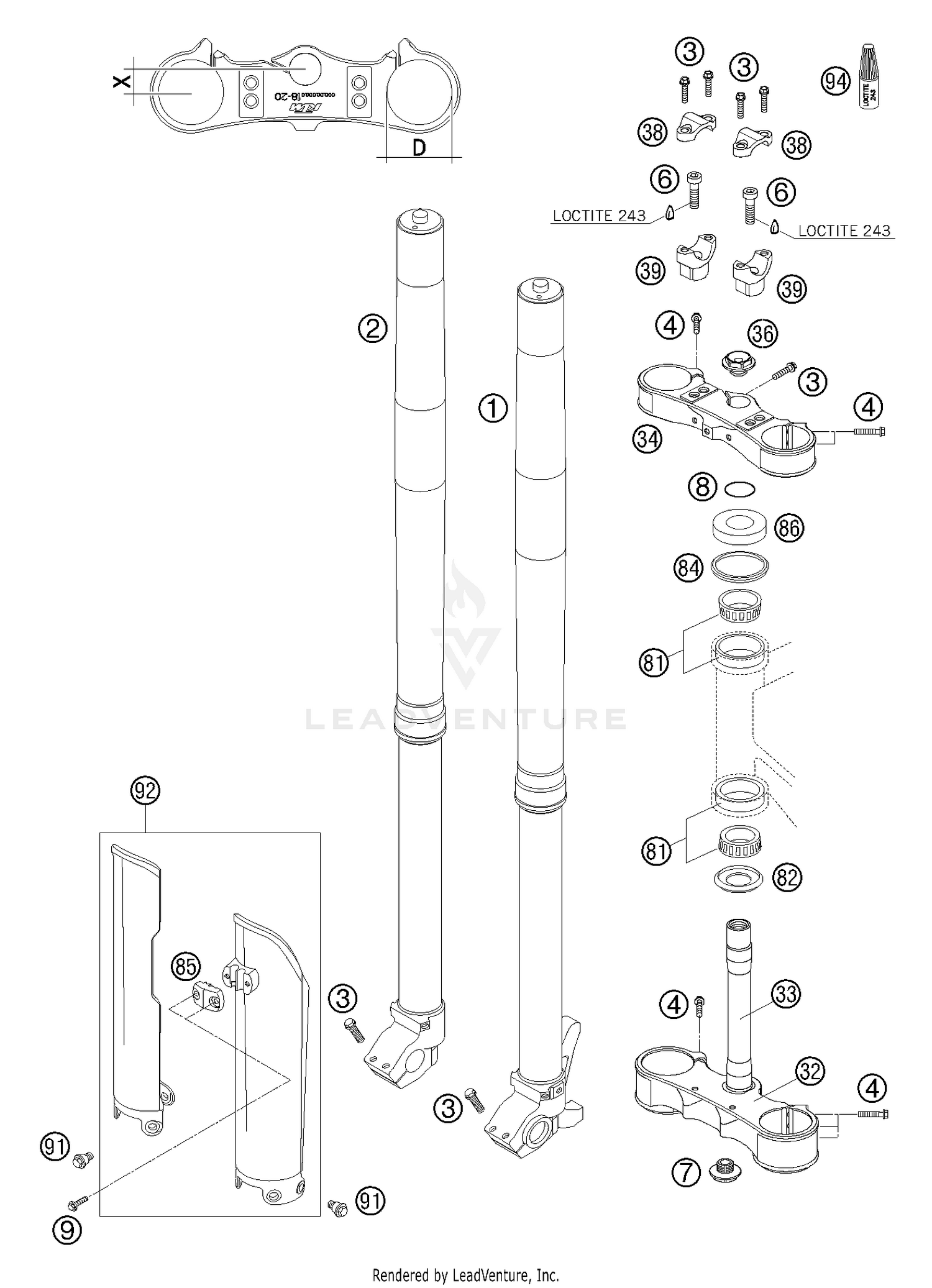 Front Fork WP USD 48