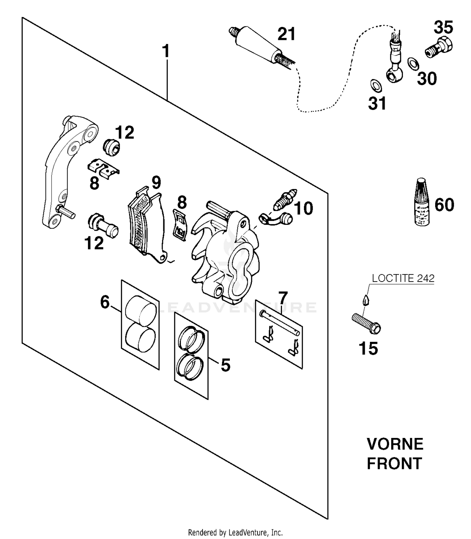 Brake Caliper SC Front