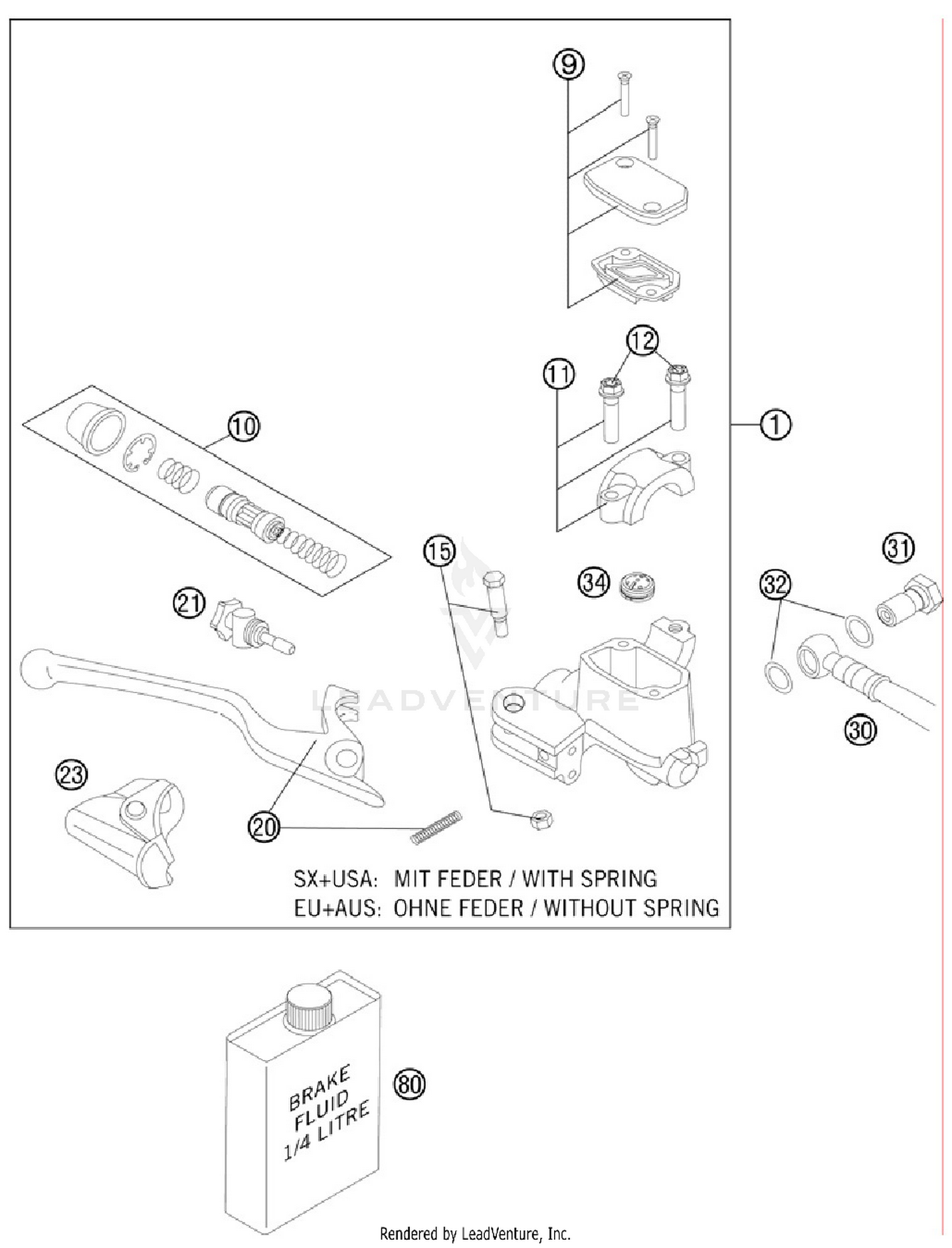 Hand Brake Cylinder