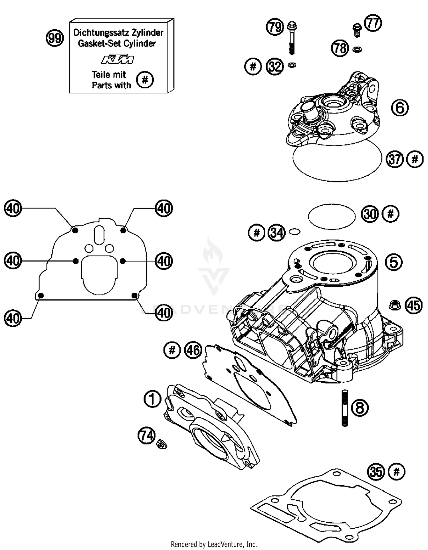 Cylinder, Cylinder Head