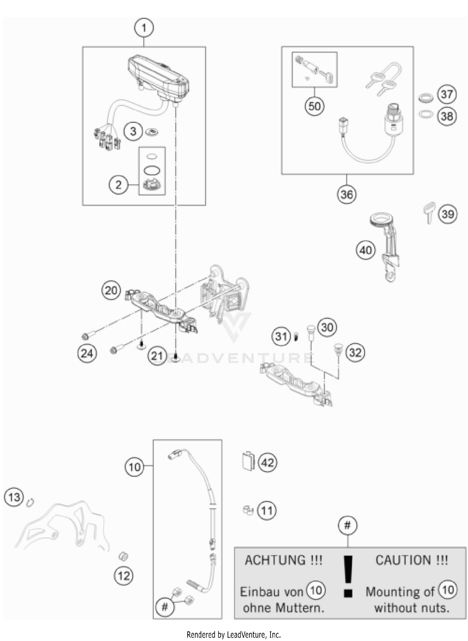 INSTRUMENTS / LOCK SYSTEM