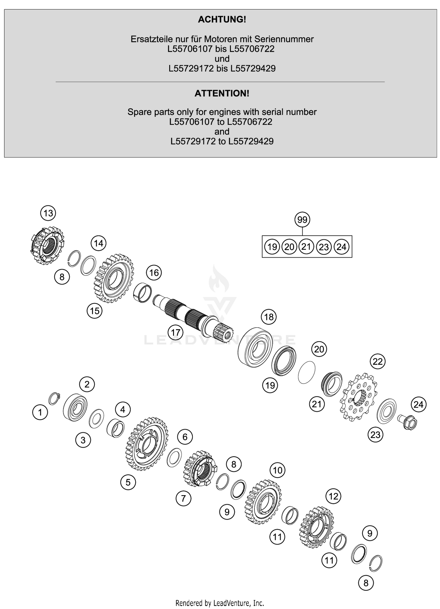 TRANSMISSION II - COUNTERSHAFT - 1