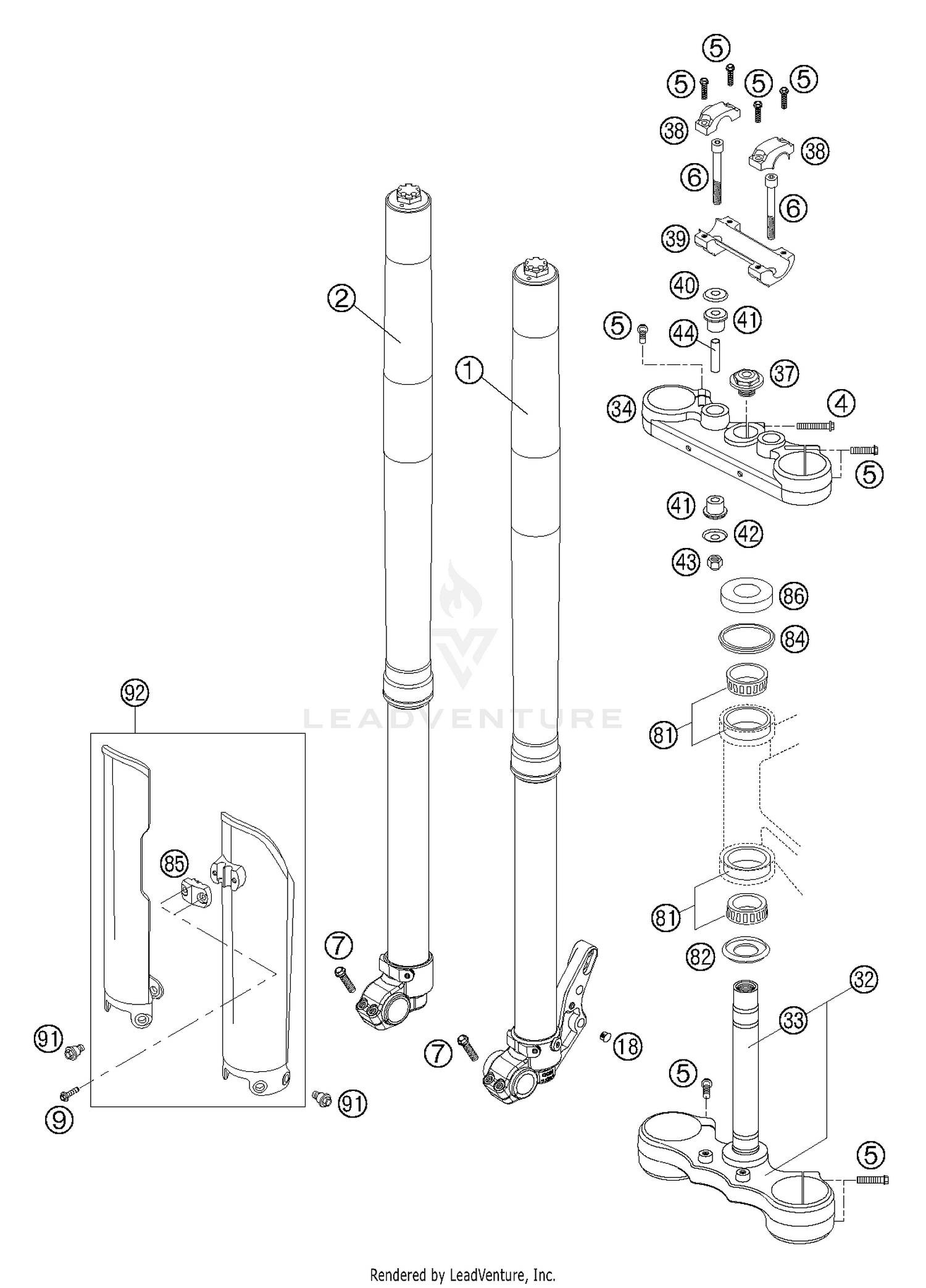 Front Fork WP USD 48
