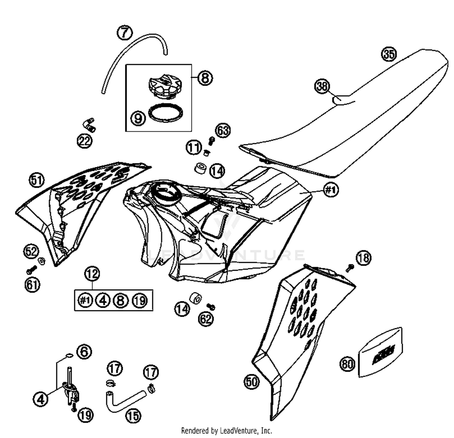Tank, Seat Cover