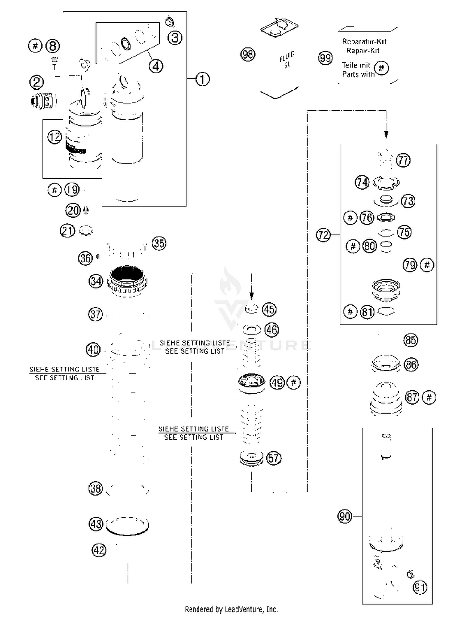 Shock Absorber Disassembled