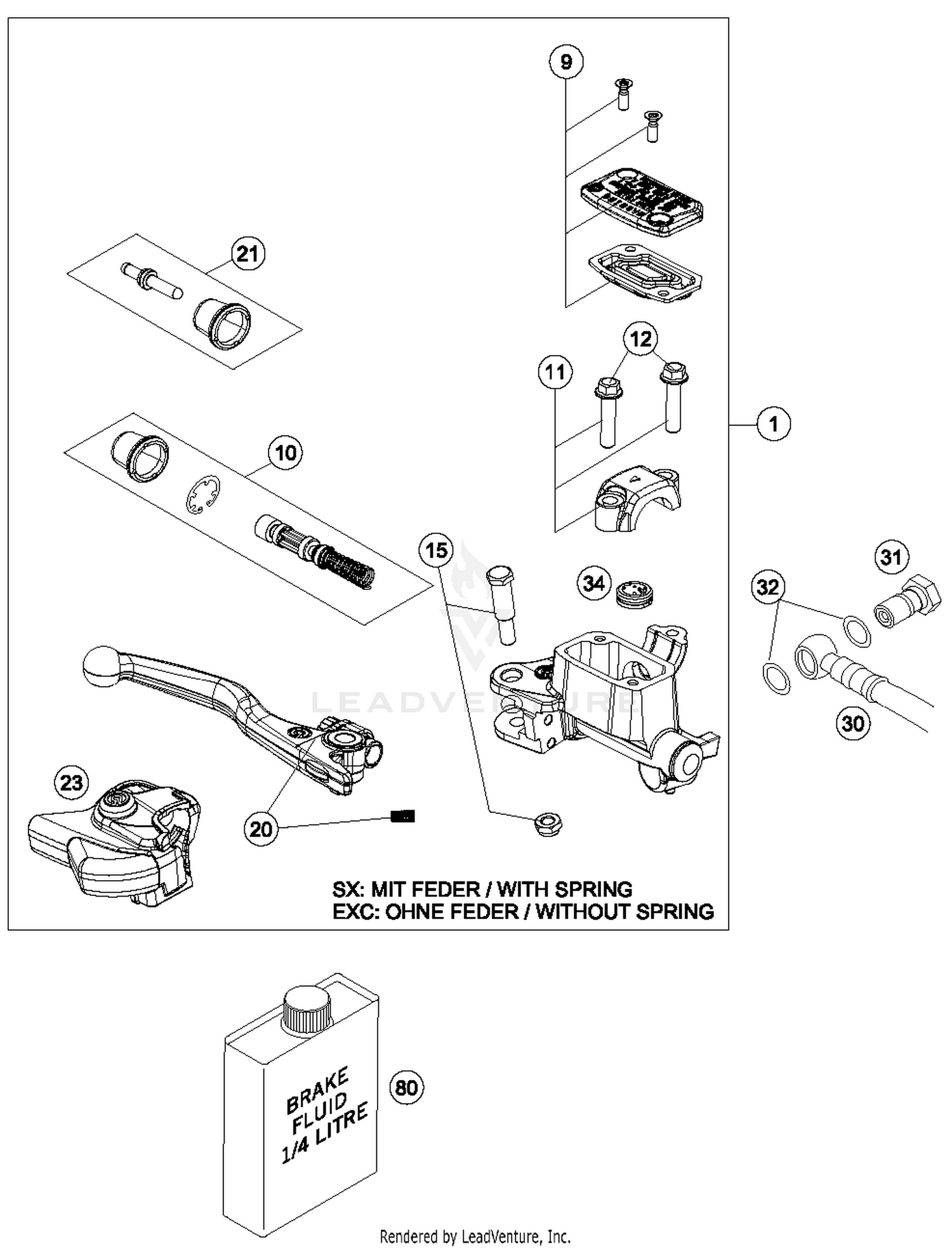 Hand Brake Cylinder