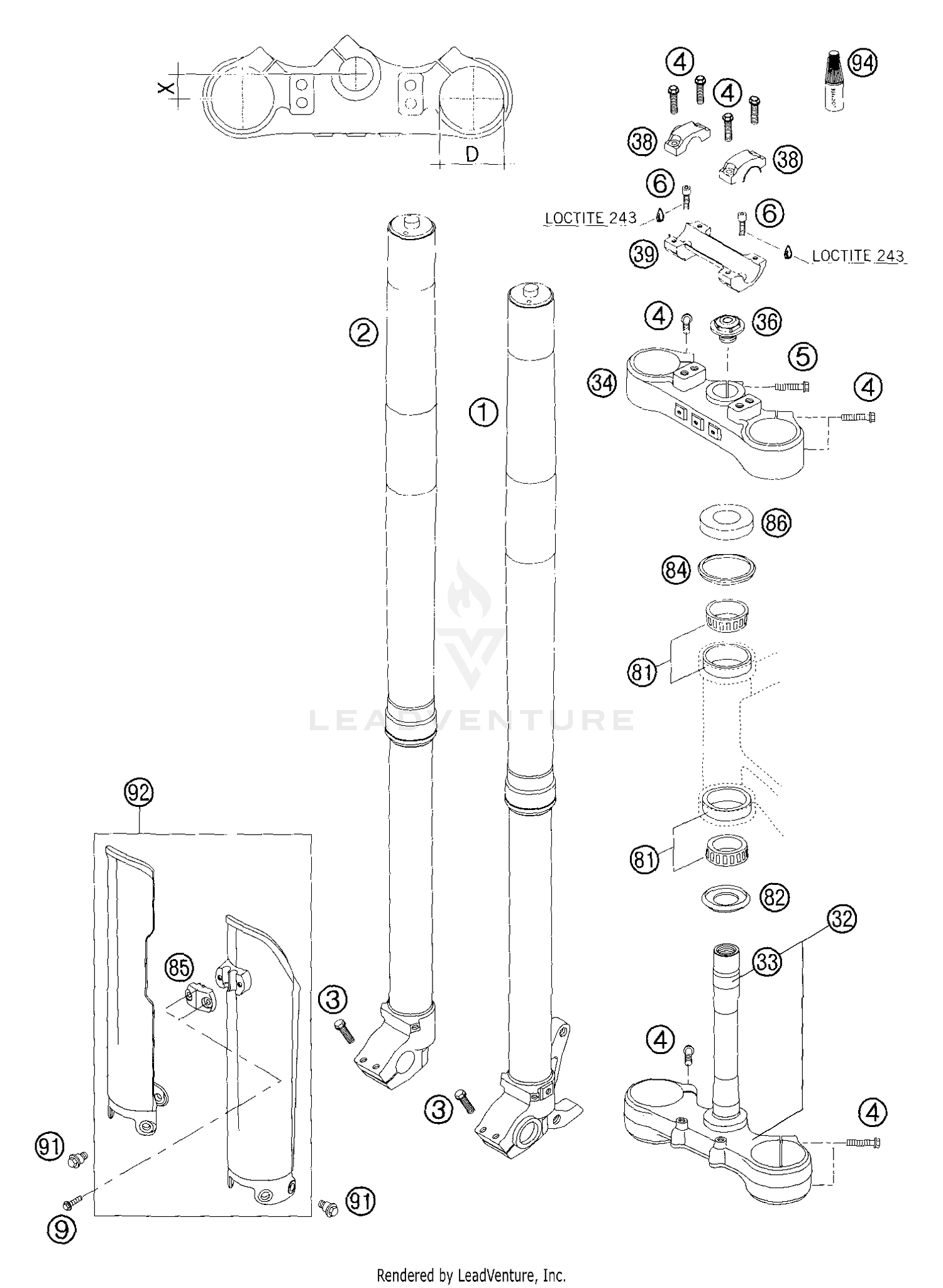 Front Fork WP USD 48