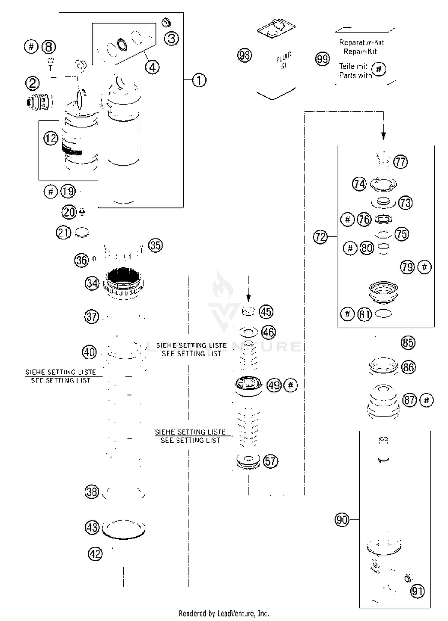 Shock Absorber Disassembled