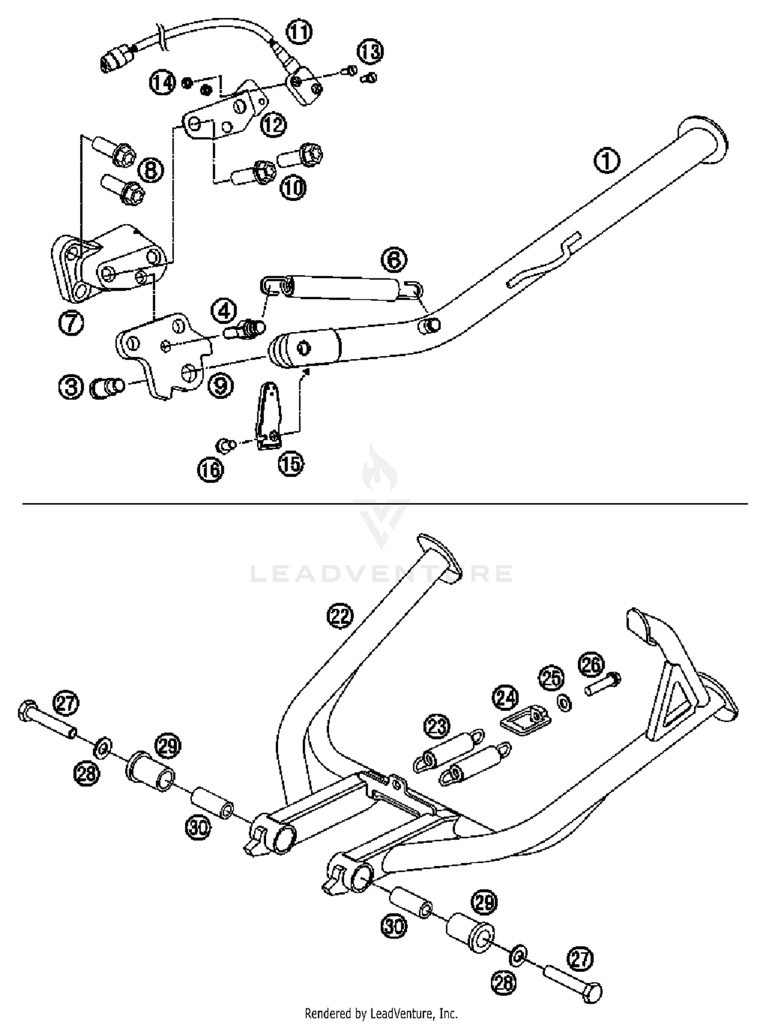 Side- Center Stand