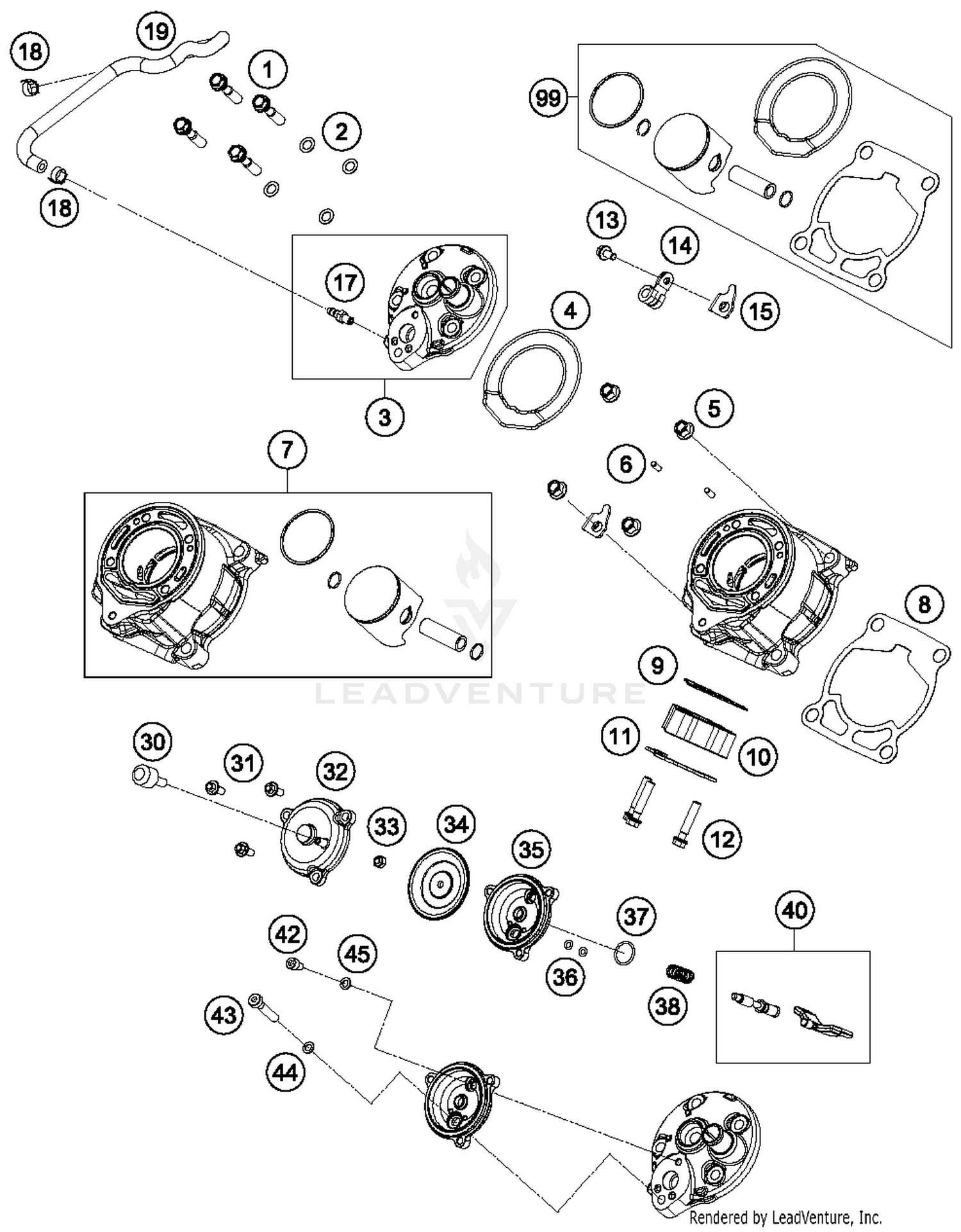 Cylinder, Cylinderhead